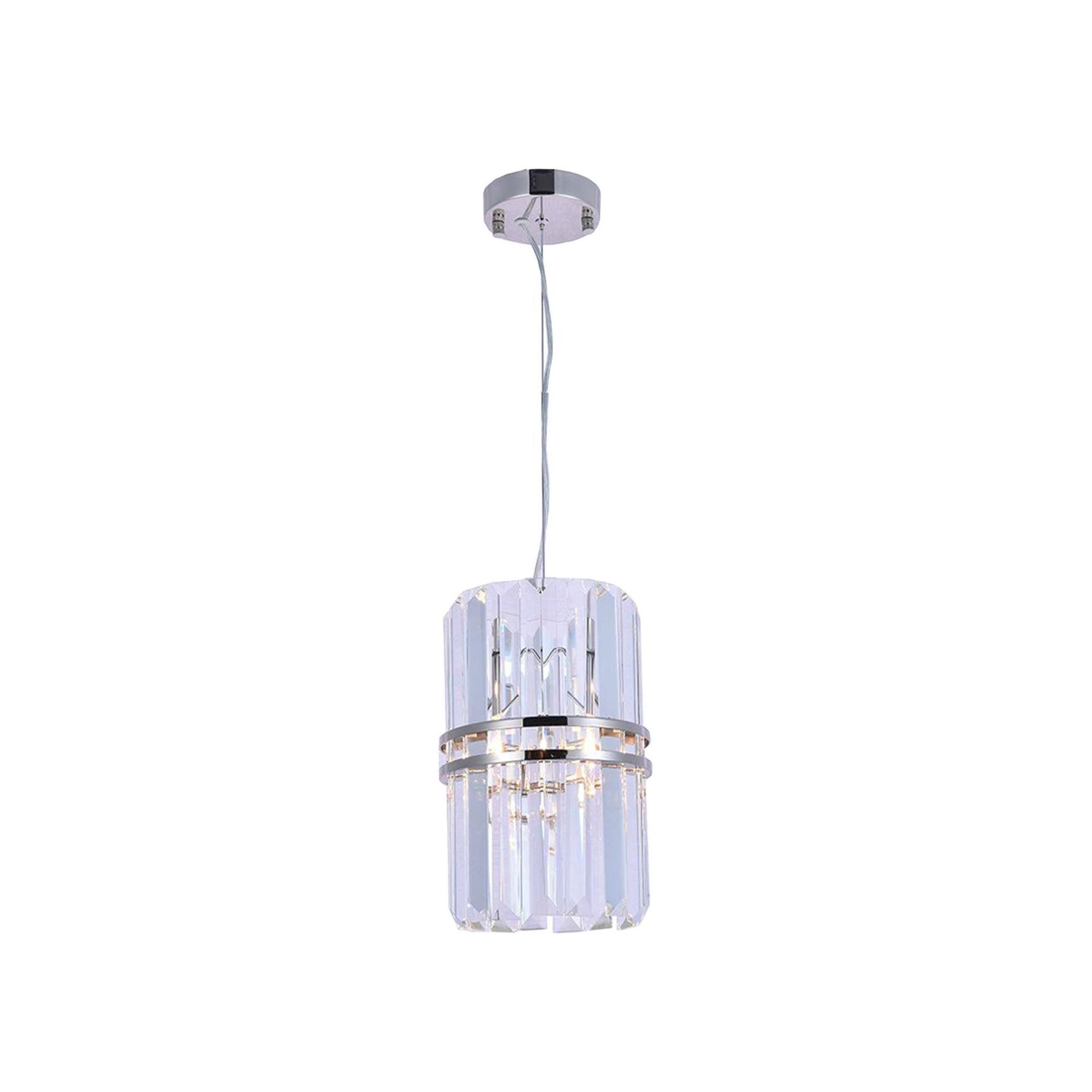 Ashton Collection - Pendant - Nickel Plated - W:20cm
