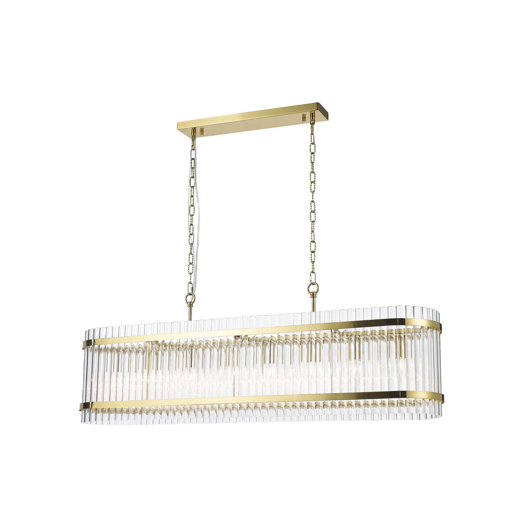 Harlow Collection - Bar Light - Satin Brass
