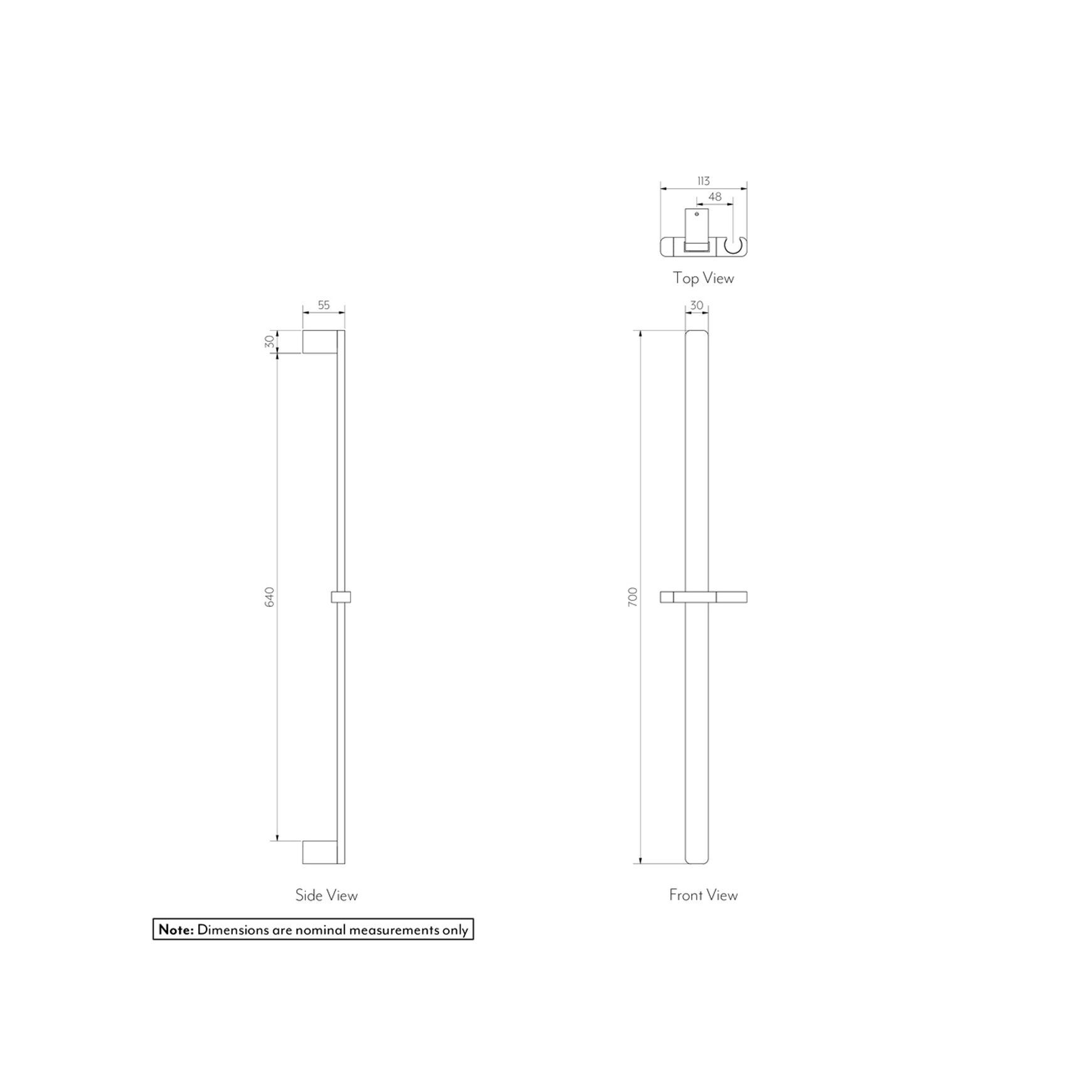 Nesso Shower Rail