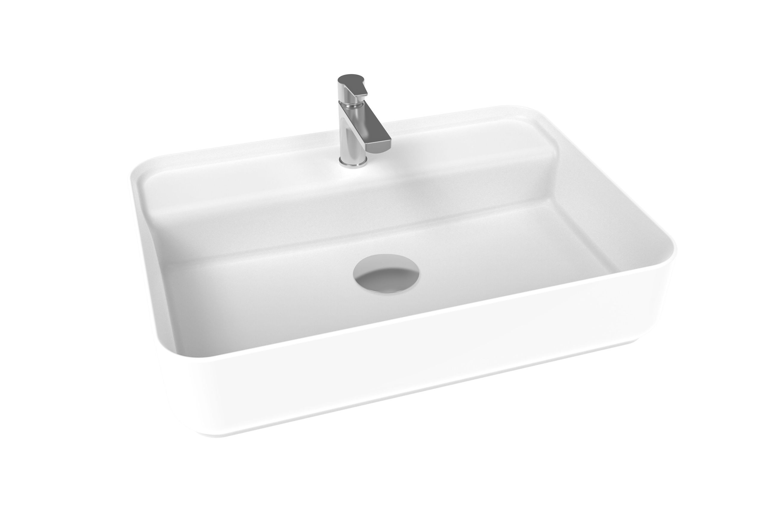Sofia Rectangular One Tap Hole Vessel Basin