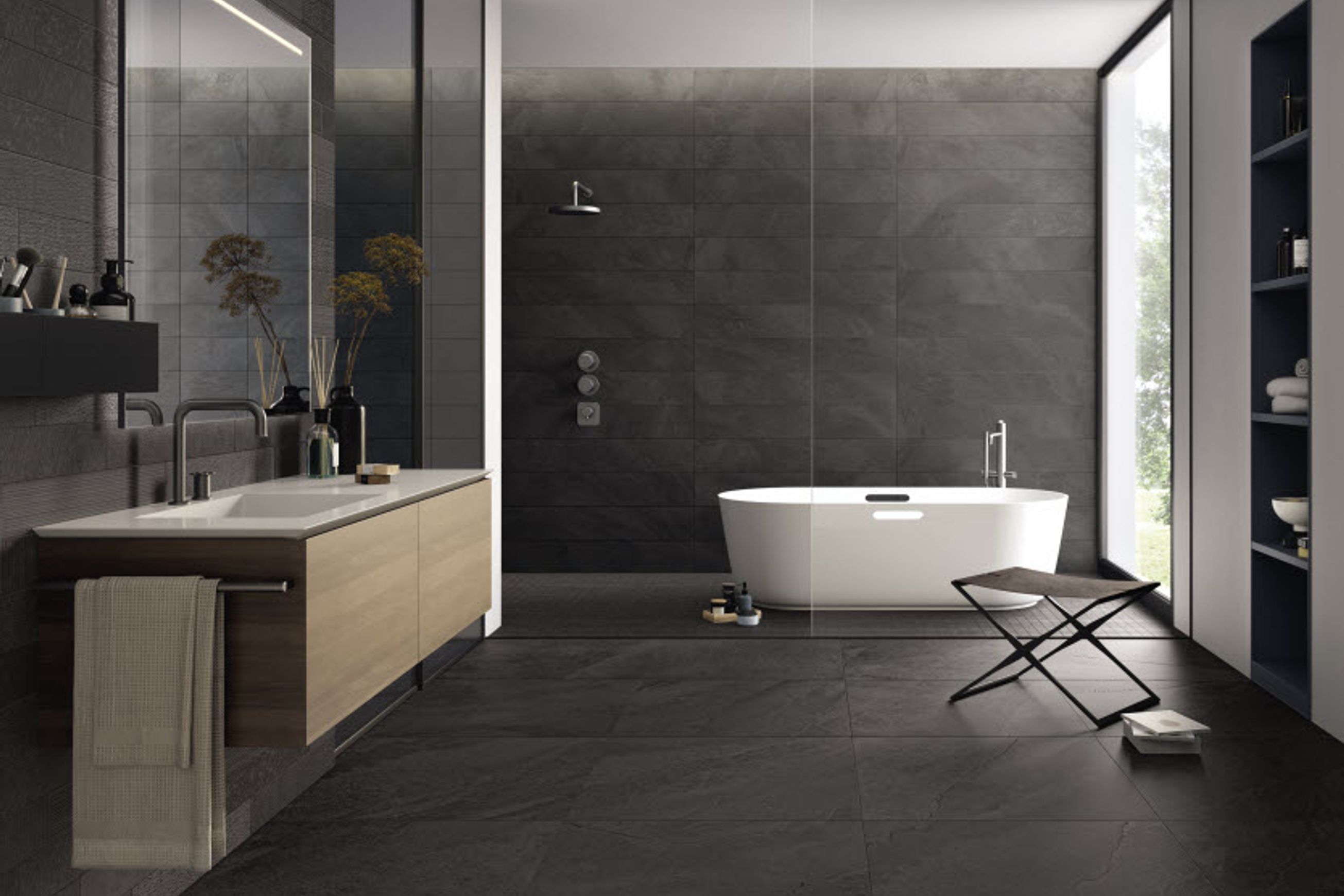 Nuances Anthracite Wall & Floor Tiles