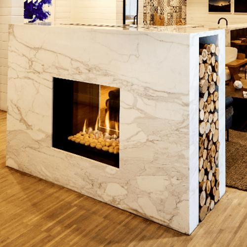 Tunnel 75X65 See Thru Gas Fireplace