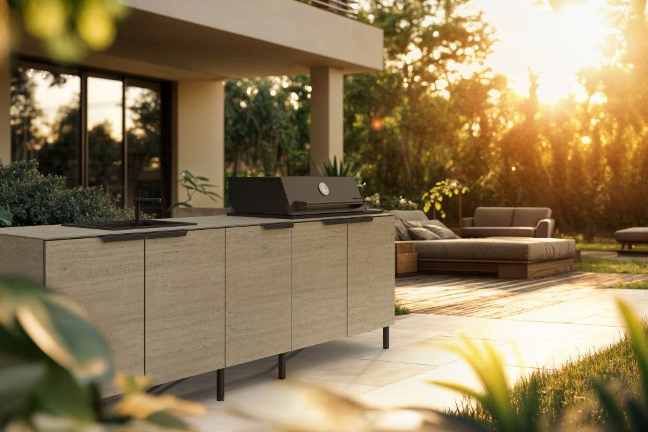 Q-Boo Kitchen Cabinet 100 Bbq