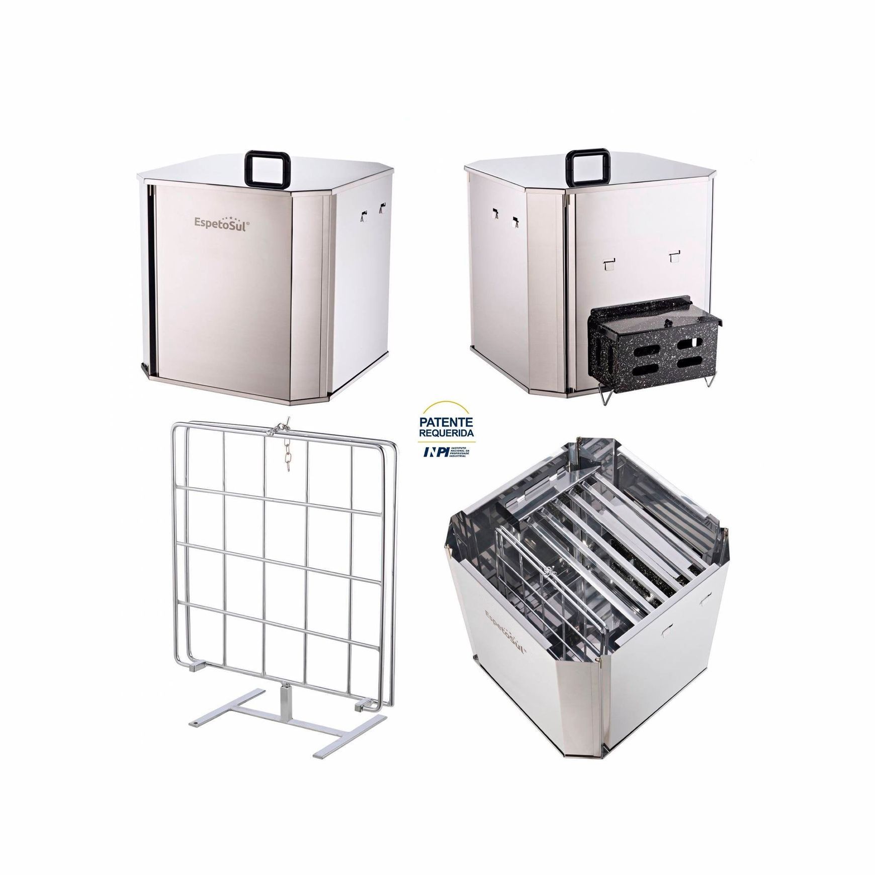 EspetoSul Charcoal Barbecue Mini Santo 10