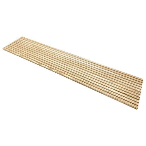 WOODFLEX Outdoor & Indoor Solid Hard Wood Slat Wall & Ceiling Cladding - Oak - 2700mm x 560mm