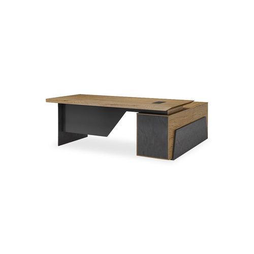 HAMLIN Executive Office Desk with Left Return 2.2M - Tobacco