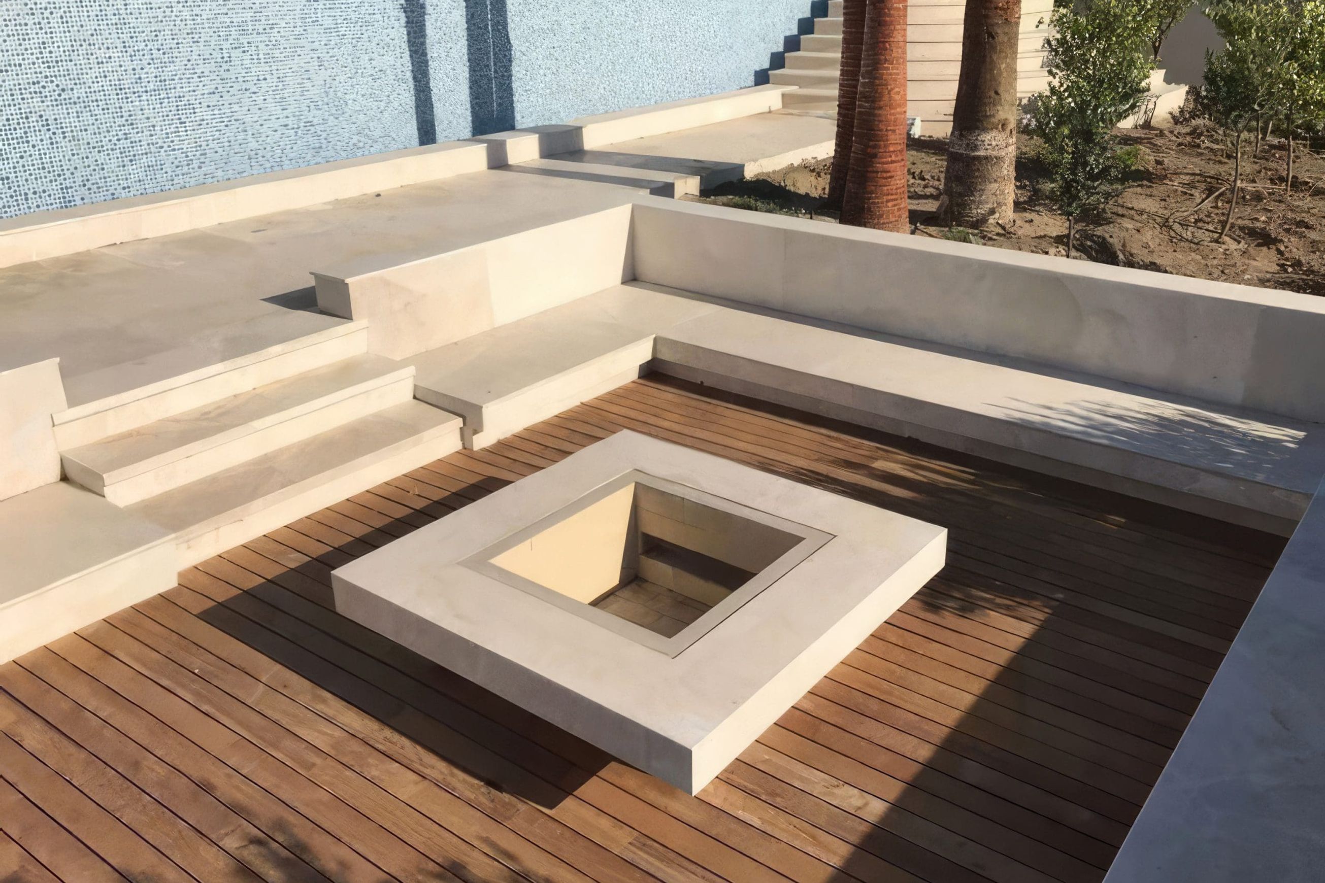 Papillon Sandblasted Limestone Tiles