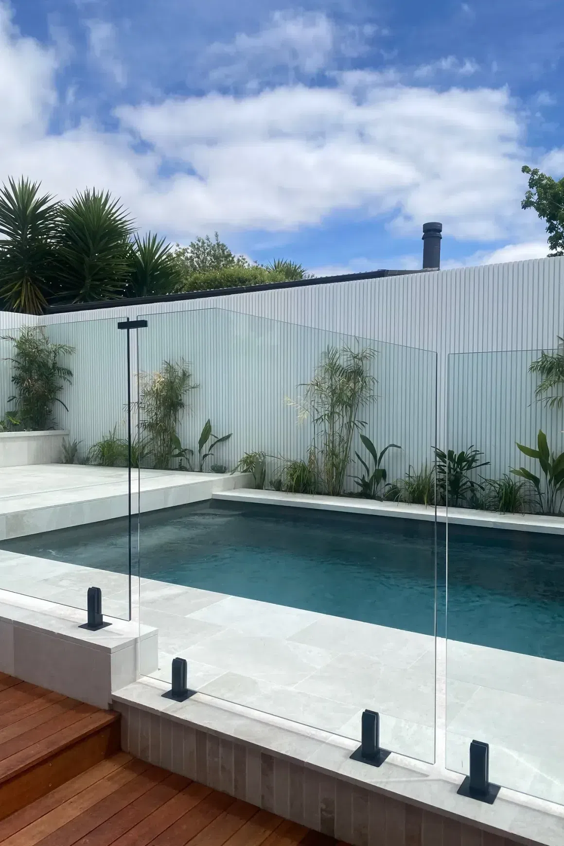 Papillon Sandblasted Limestone Pool Coping