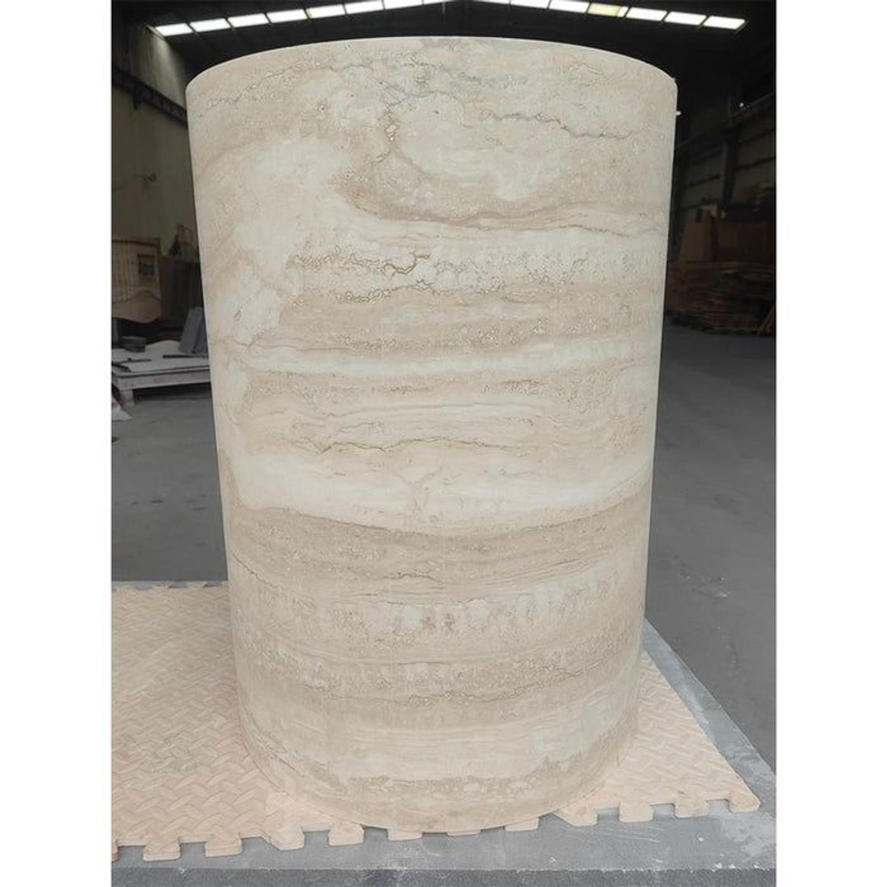 Court Dining Table - Italian Super White Travertine | Natural Stone Co.
