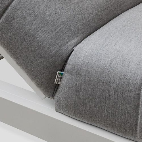 Piha Double Lounger - White