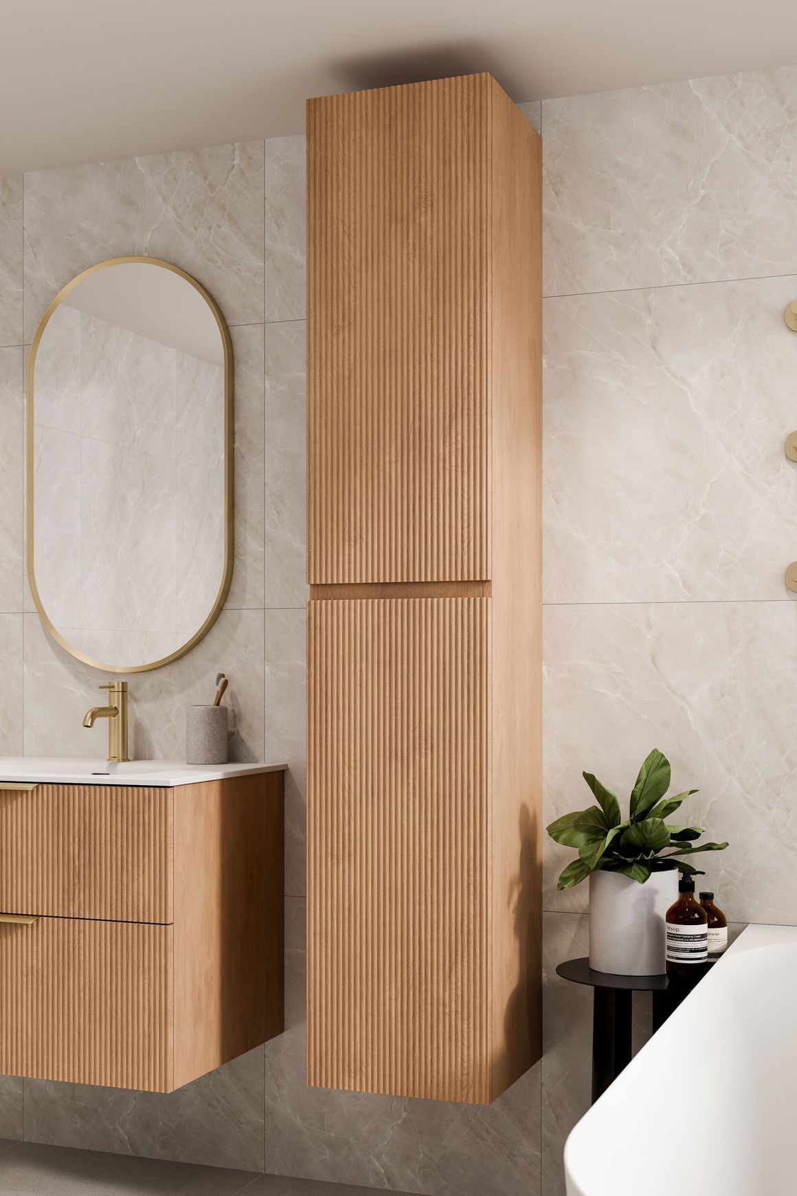 Lineare Pillar Tower Cabinet