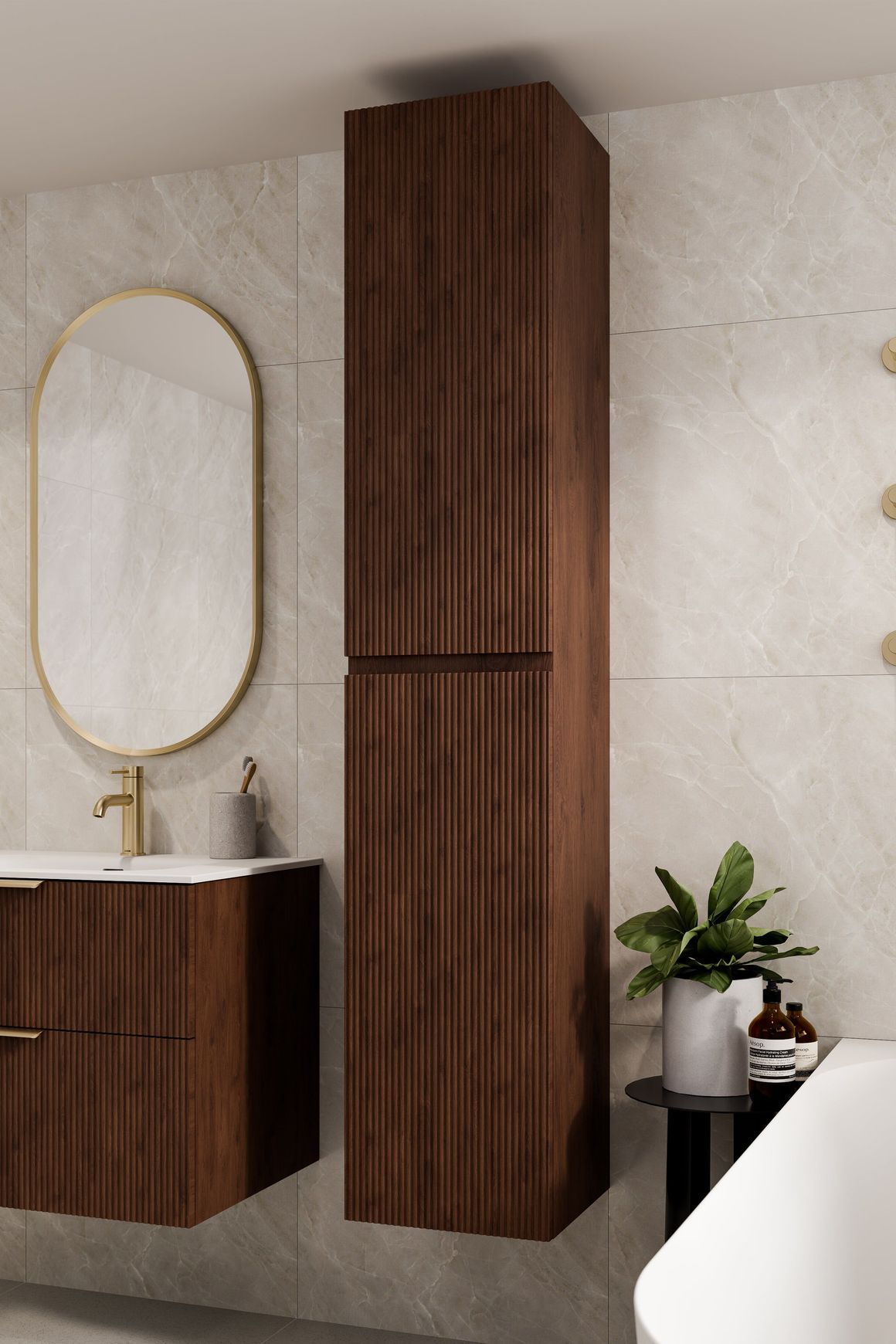 Lineare Pillar Tower Cabinet