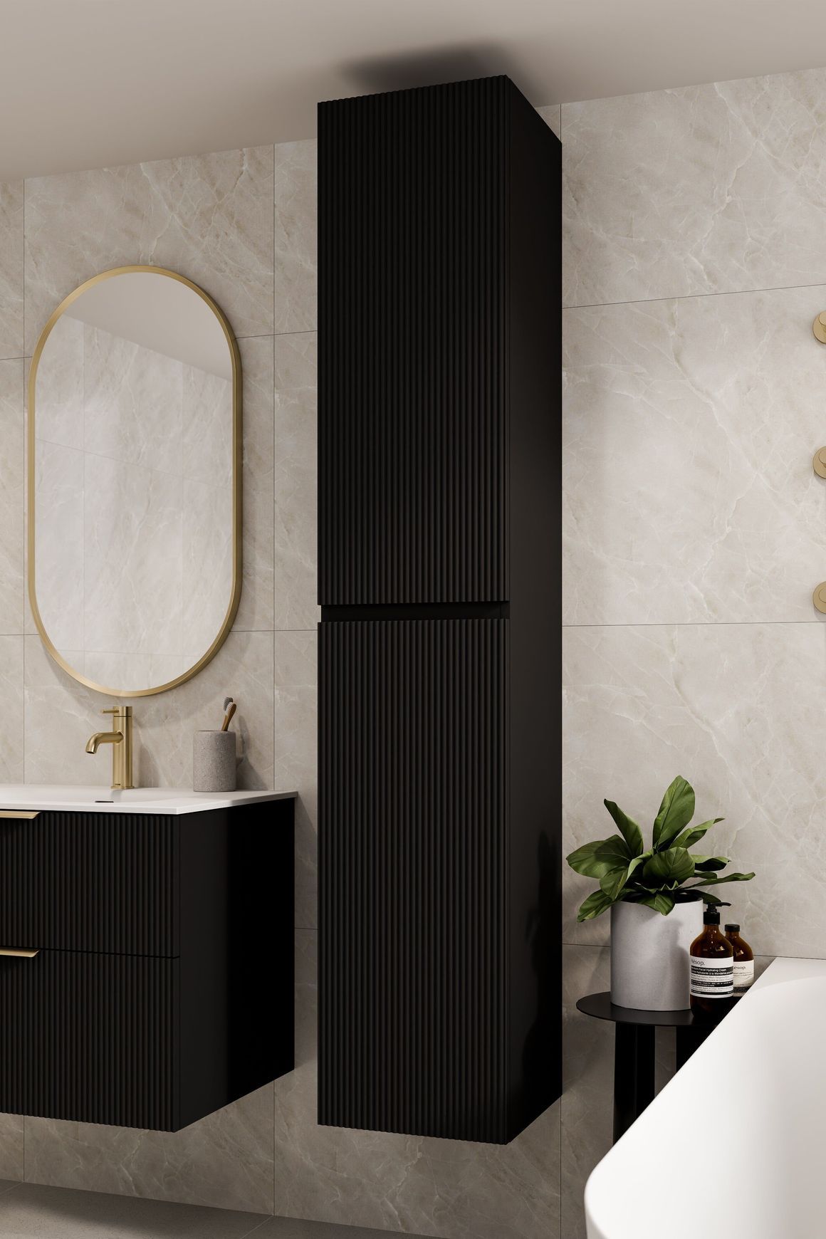 Lineare Pillar Tower Cabinet