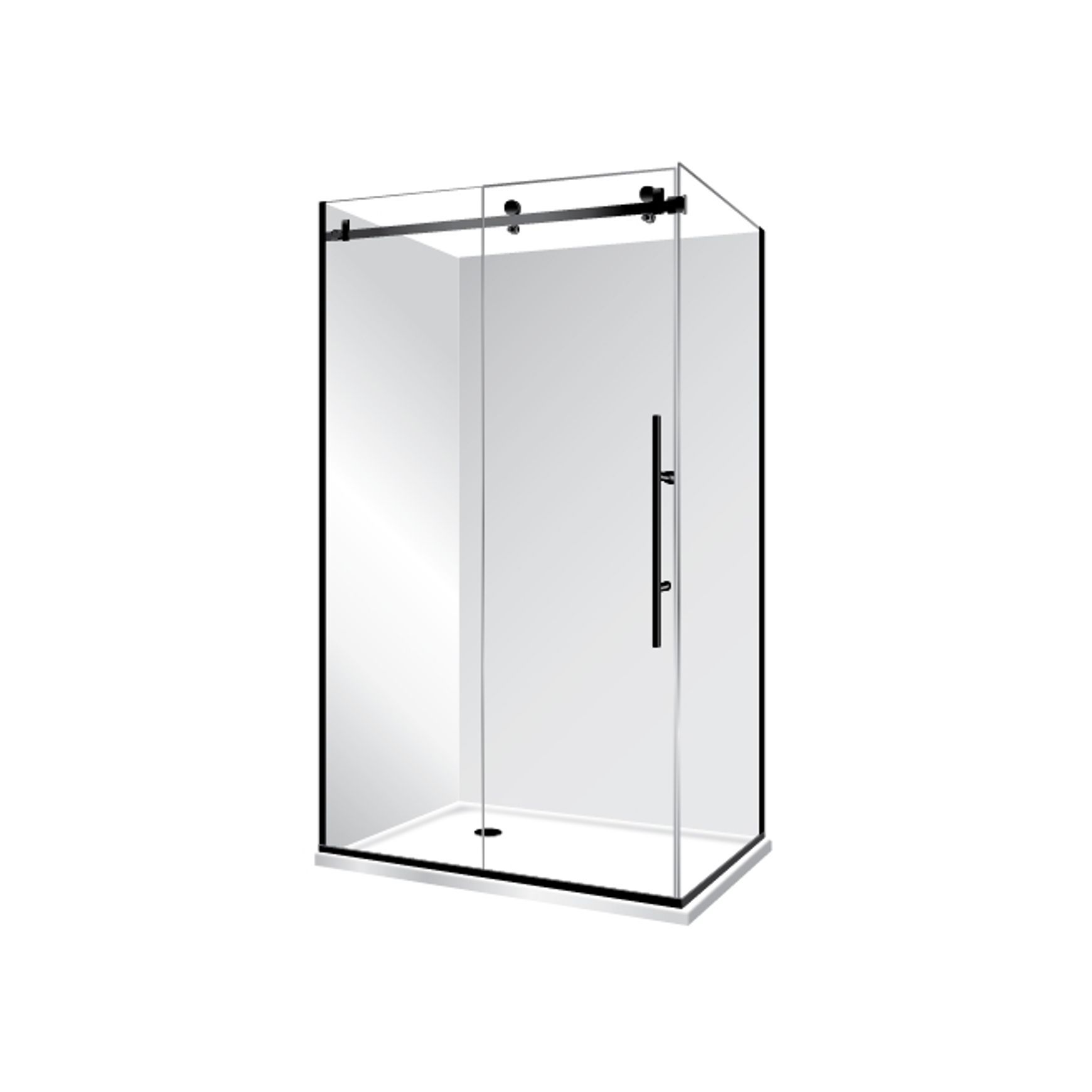 Premier Frameless 2 Sided Sliding Door Shower 1200×800
