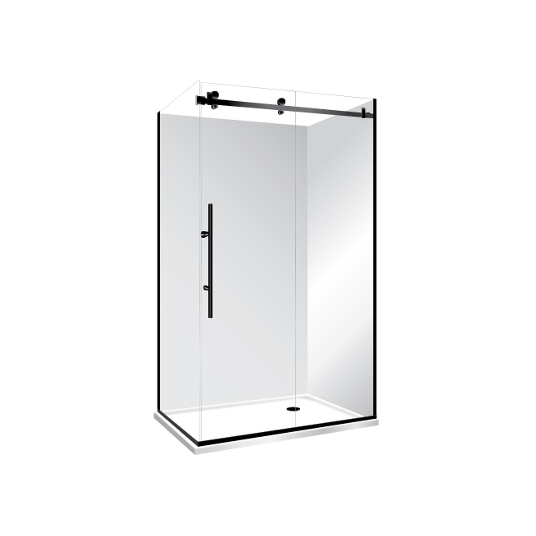 Premier Frameless 2 Sided Sliding Door Shower 1200×800