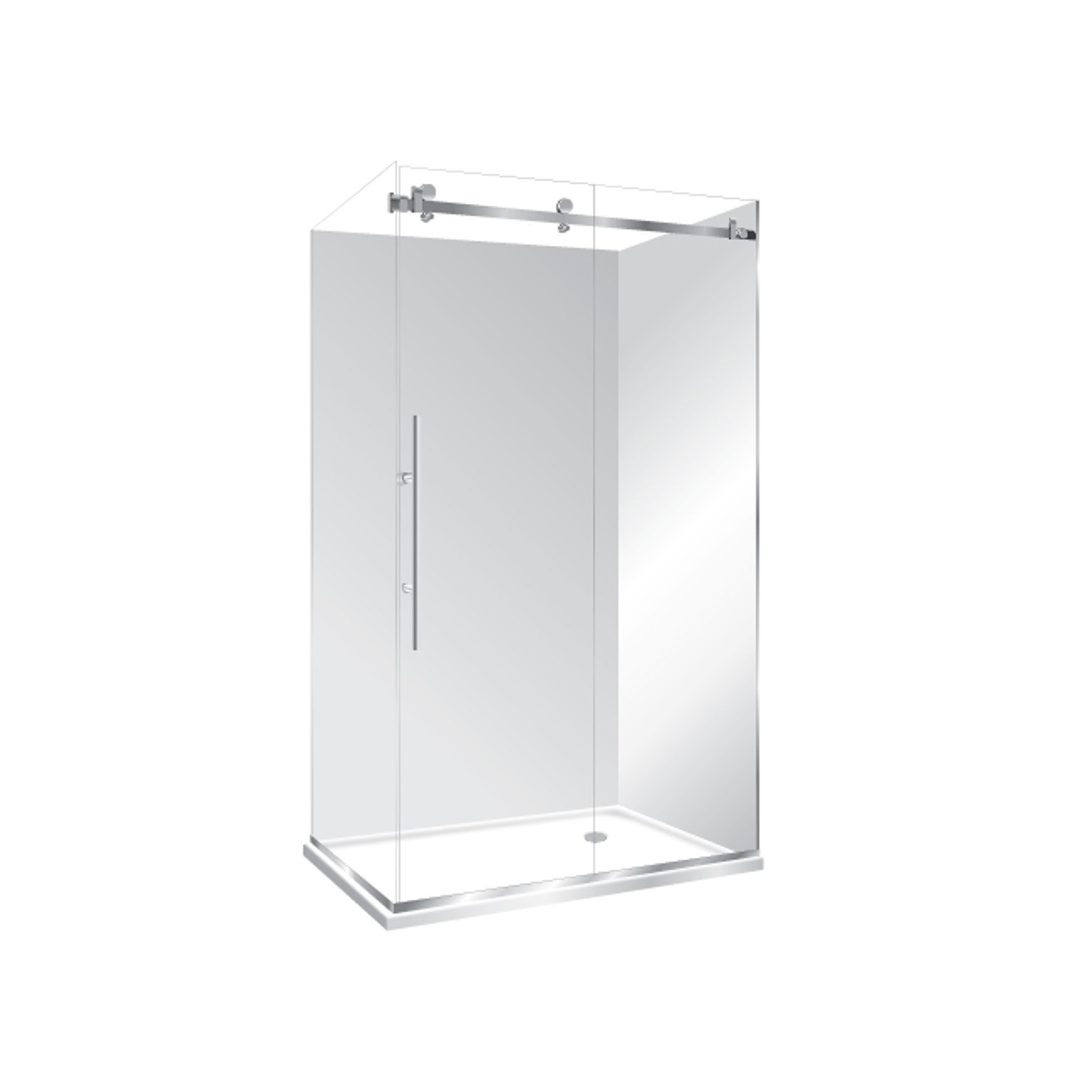 Premier Frameless 2 Sided Sliding Door Shower 1200×800