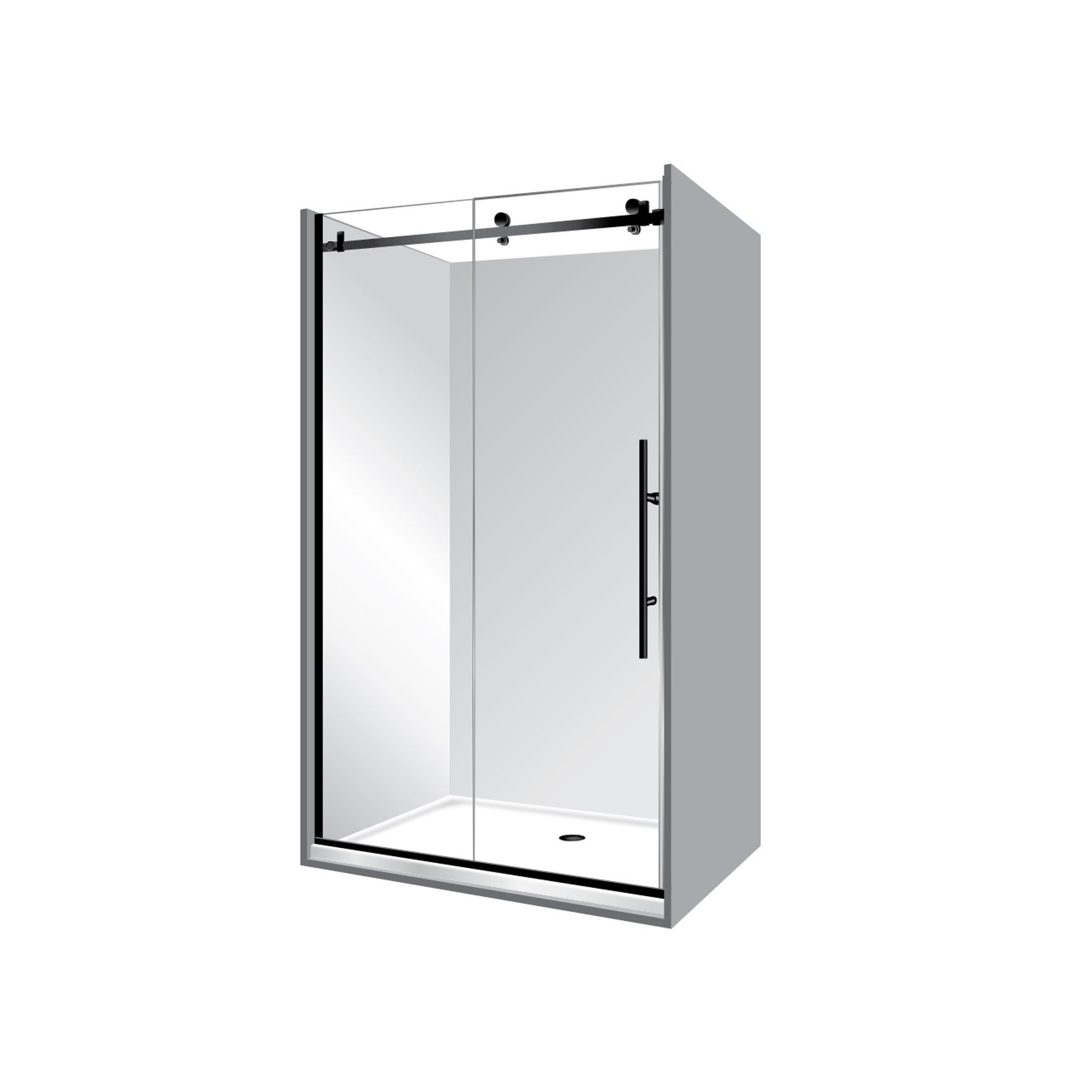 Premier Frameless Alcove Sliding Door Shower 900x1600x900