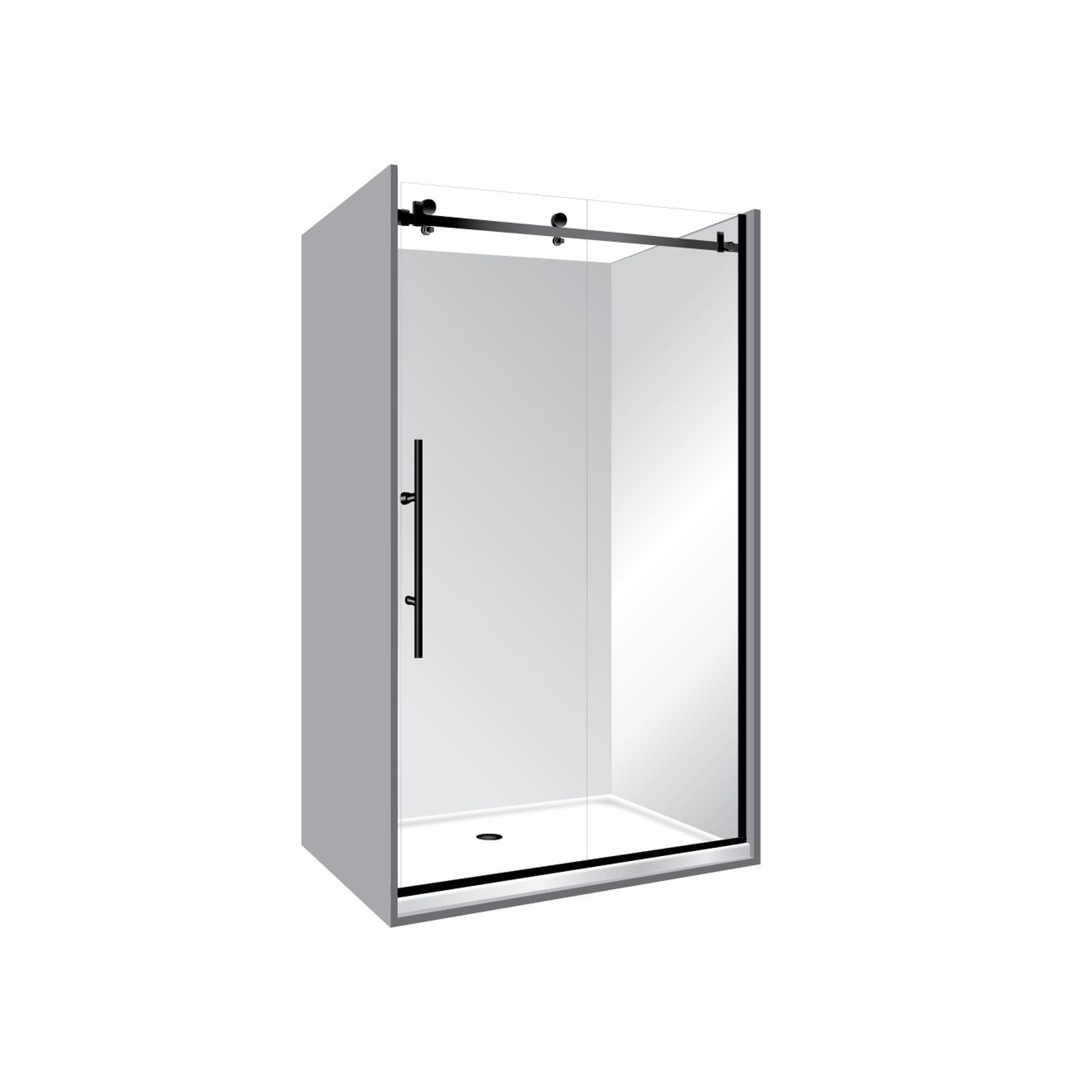 Premier Frameless Alcove Sliding Door Shower 900x1800x900