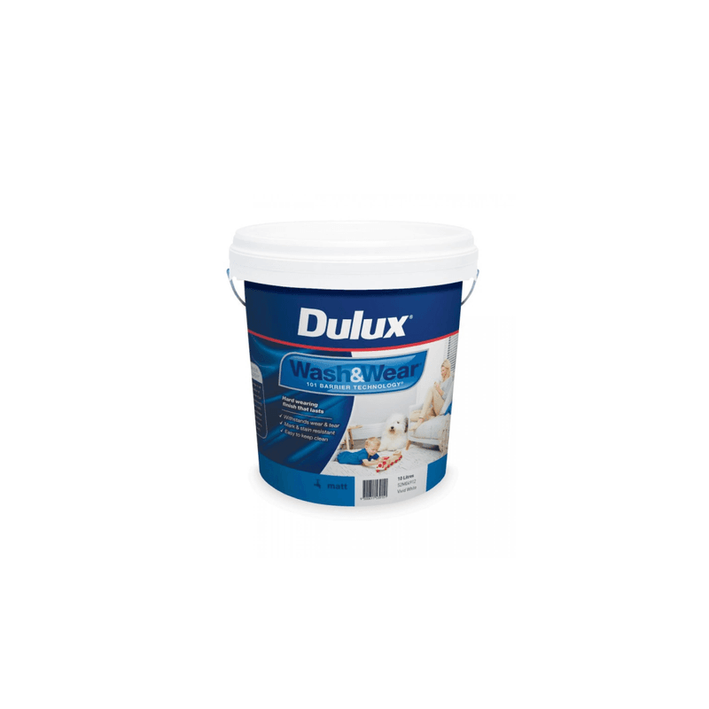 Wash&Wear Matt 10L by Dulux