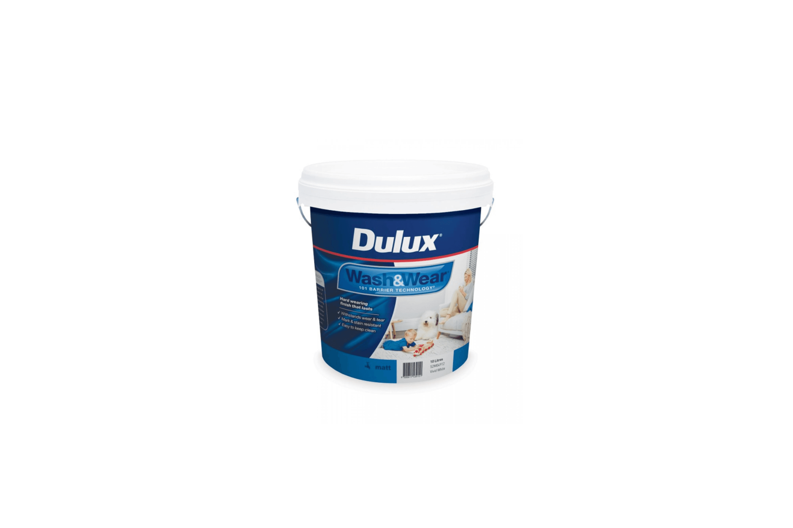 Wash&Wear Matt 10L by Dulux