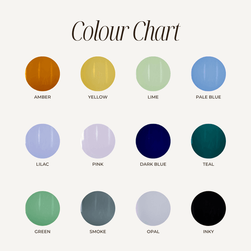 Frieda Coloured Glass Pendant