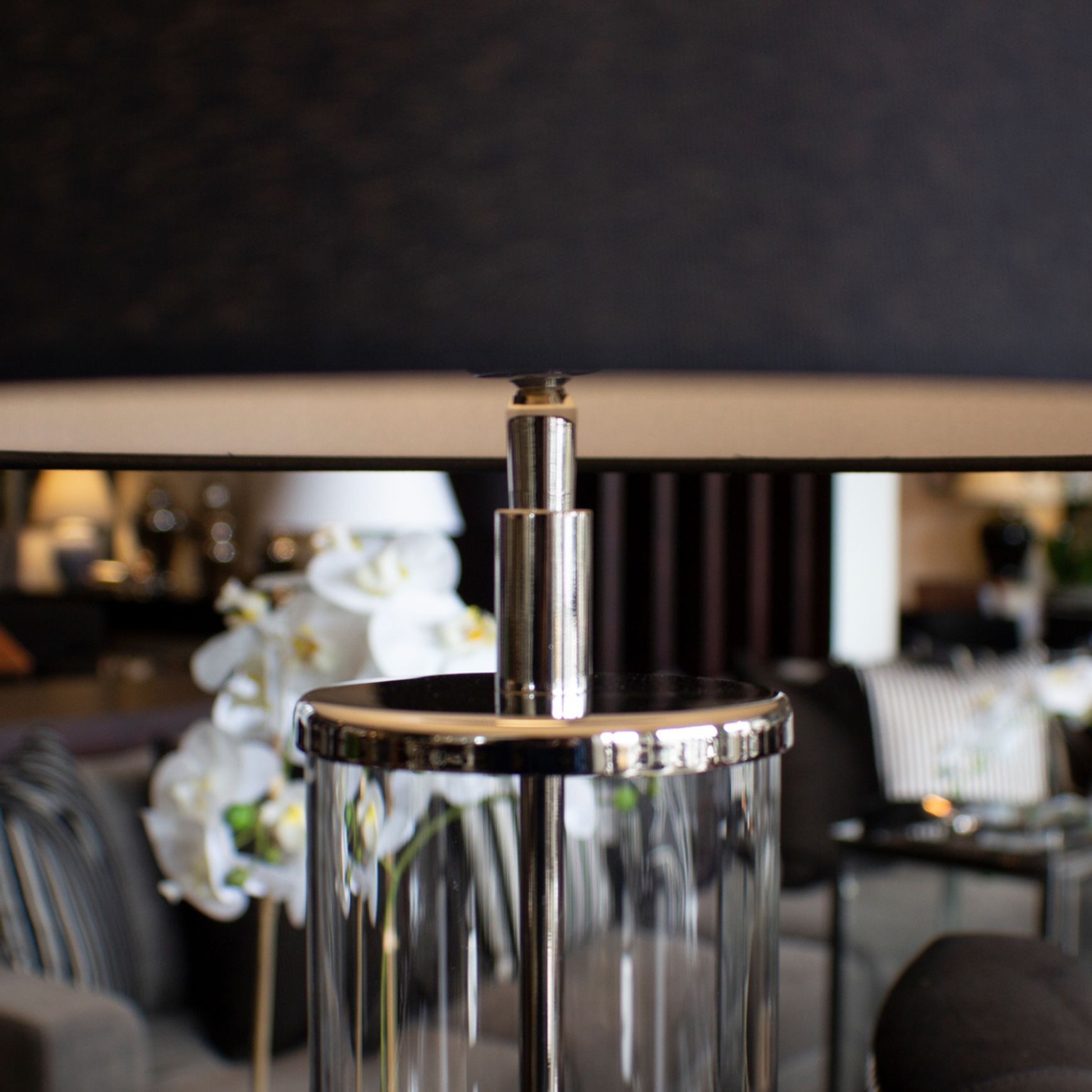 Provence Table Lamp - Nickel