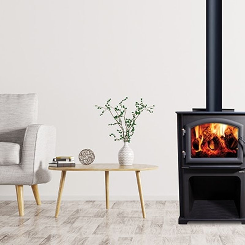 31LE Slow Combustion Wood Fireplace