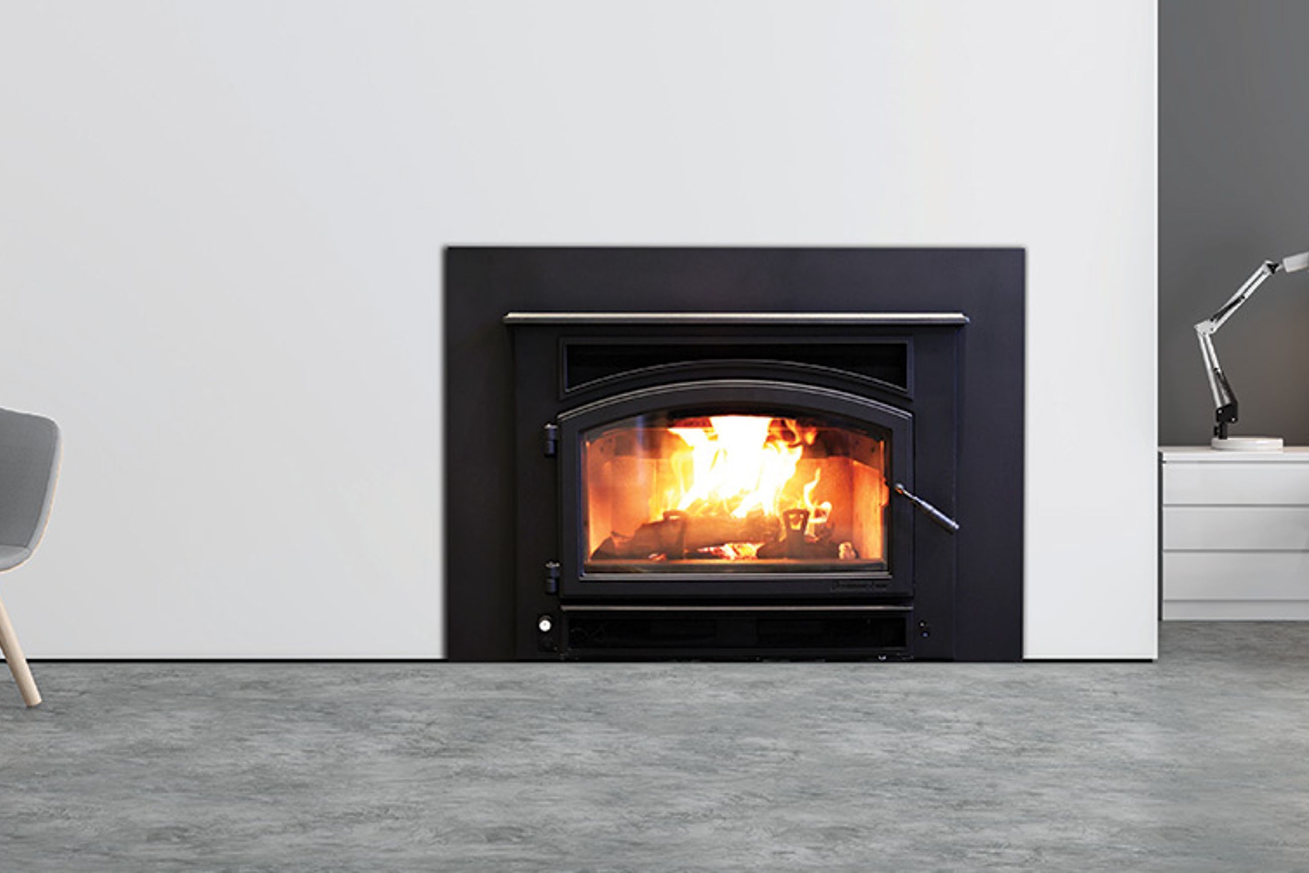 Quadrafire Expedition Inbuilt Wood Fireplace