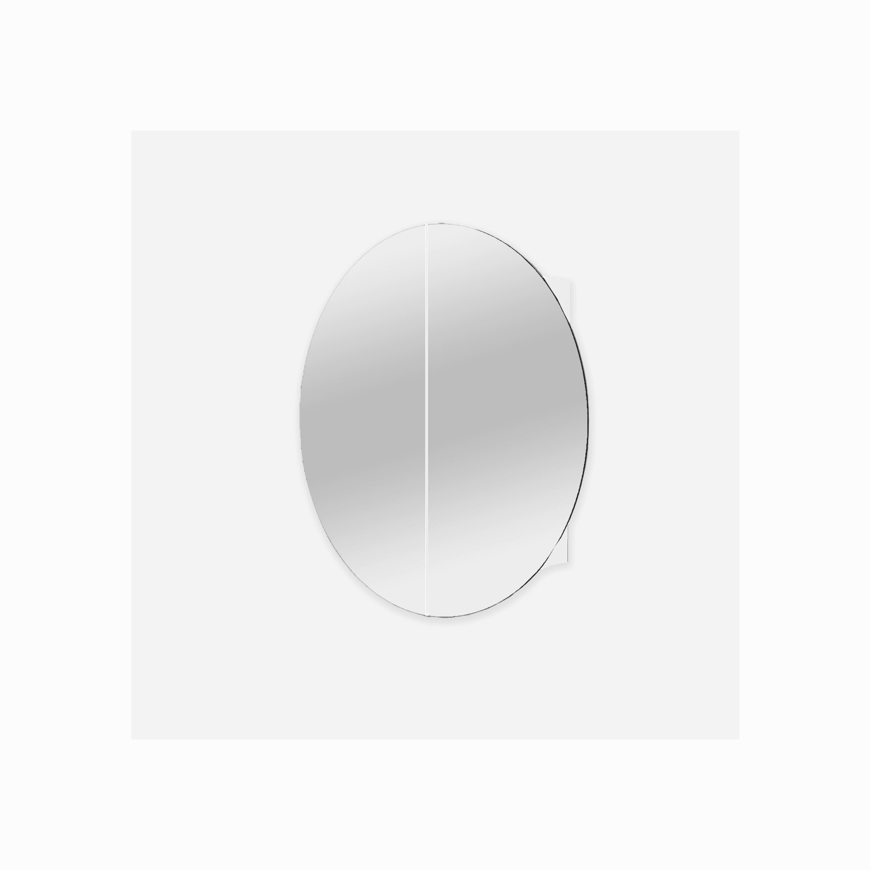 Neo Round 850 Inset Mirror Cabinet