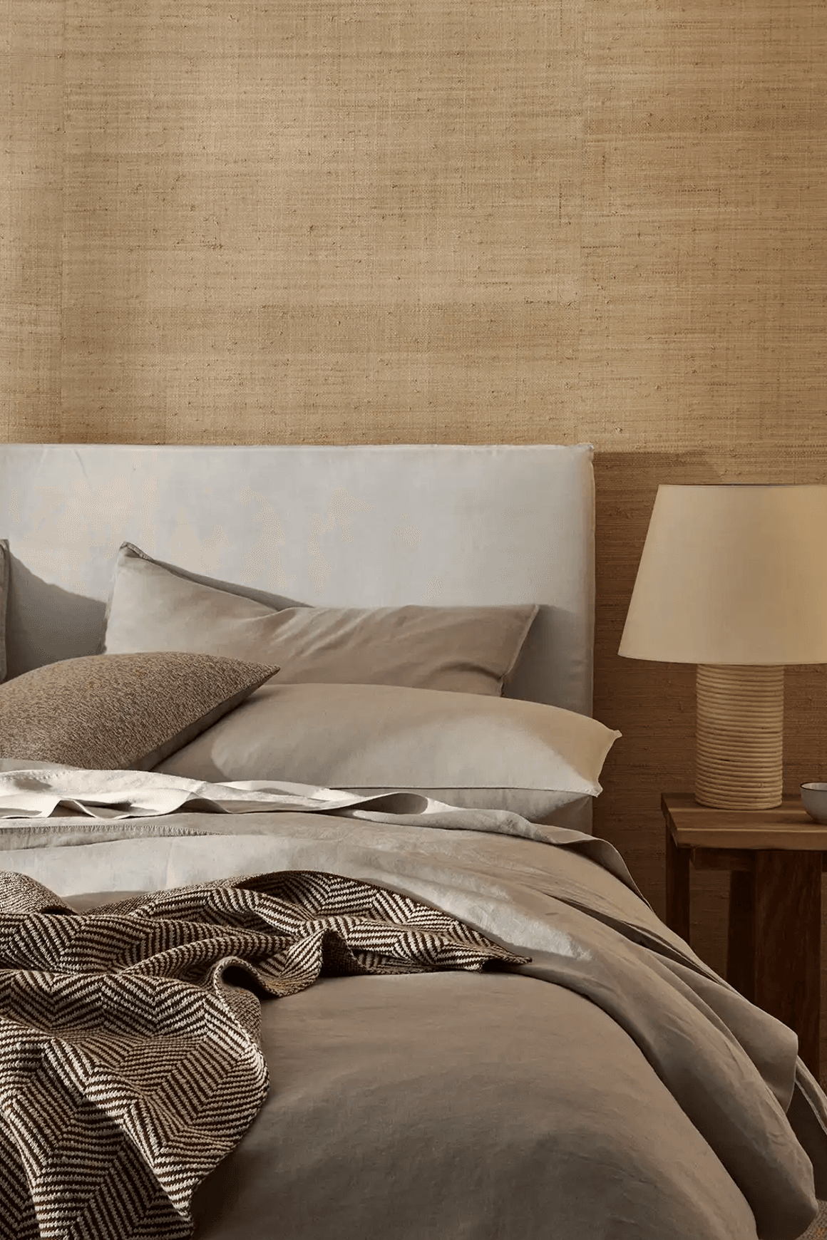 Ravello Linen Quilt Cover - Bone | Weave Home Bed Linen