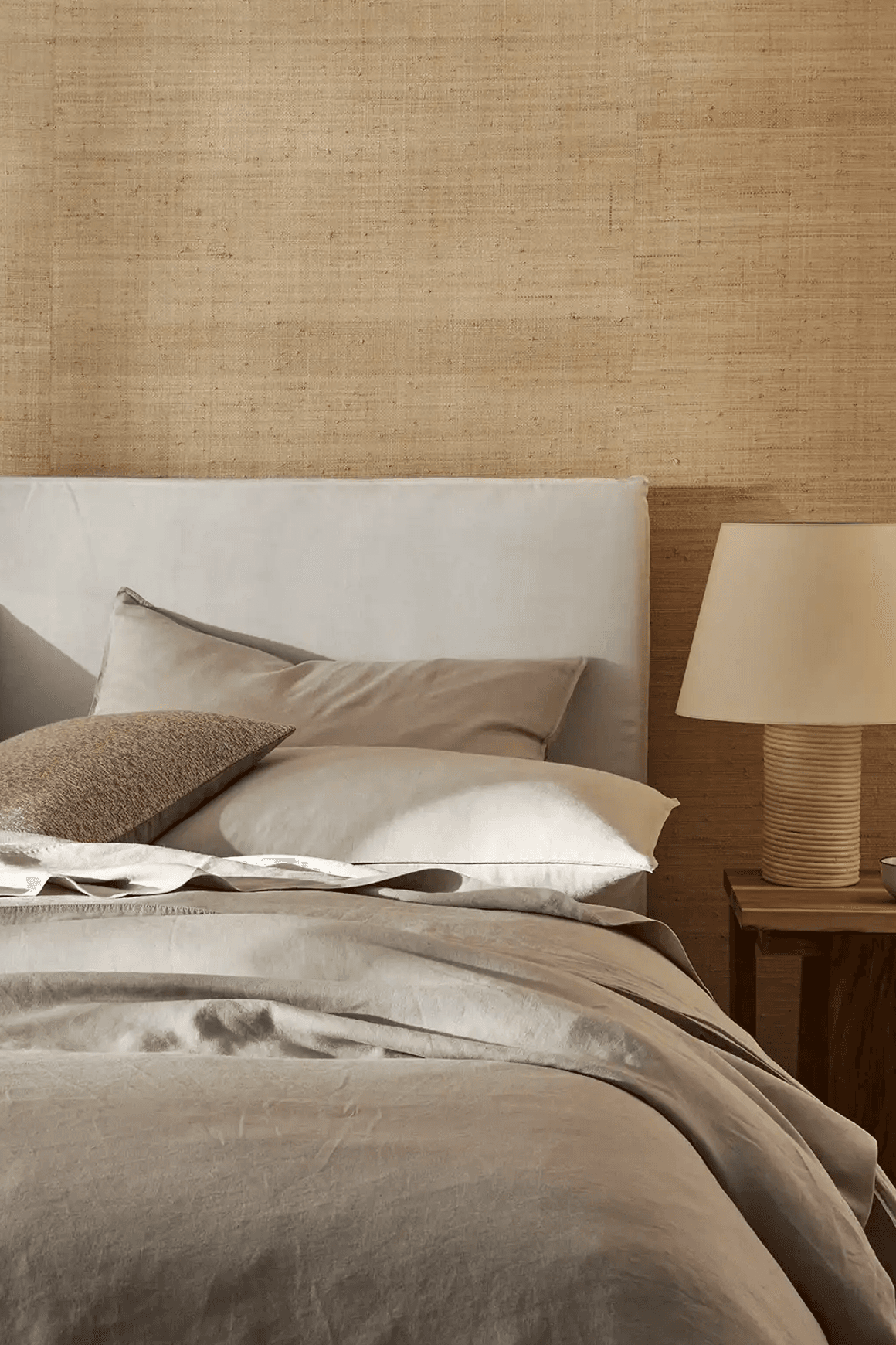 Ravello Linen Flat Sheet - Bone | Weave Home Bed Linen