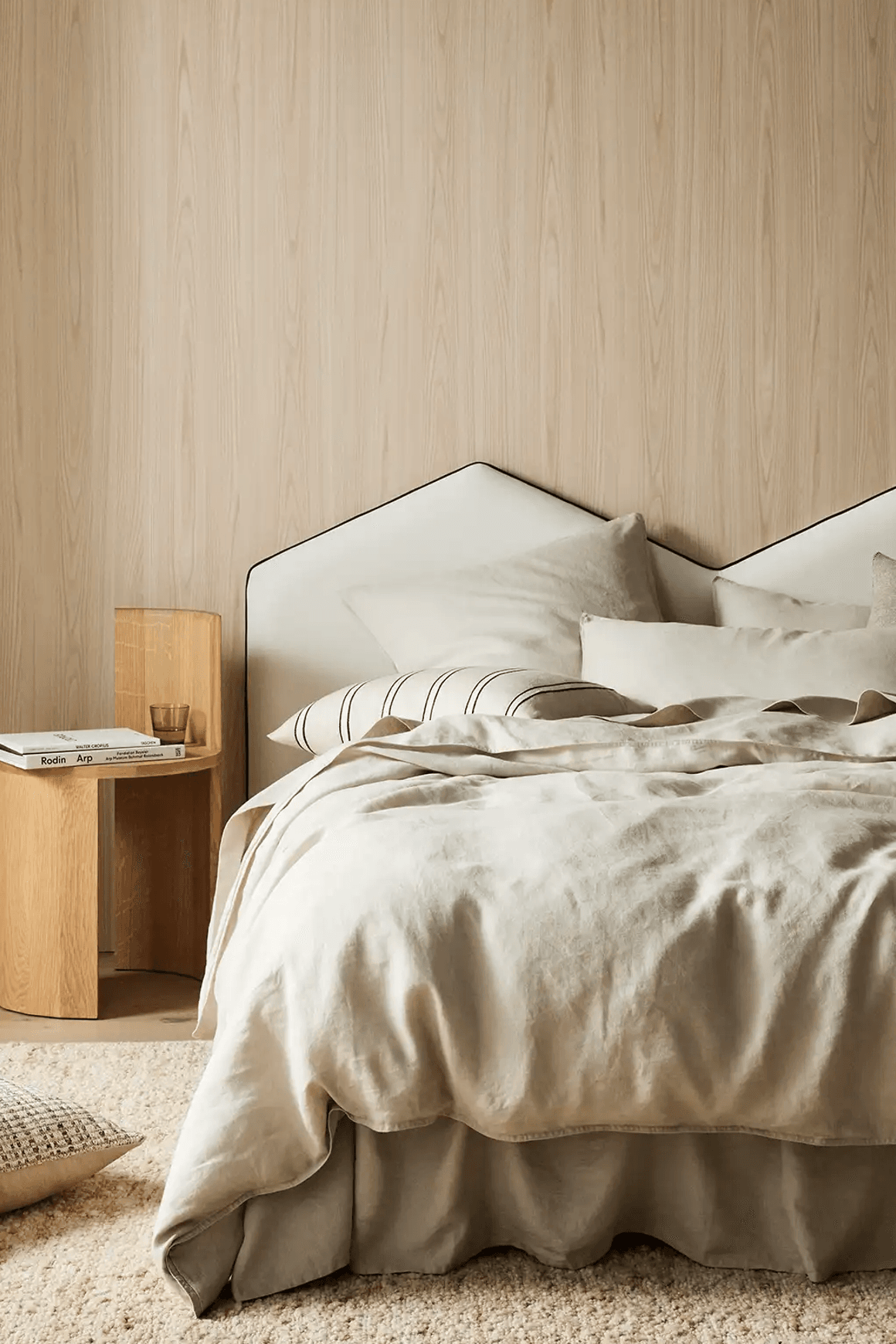 Ravello Linen Quilt Cover - Bone | Weave Home Bed Linen