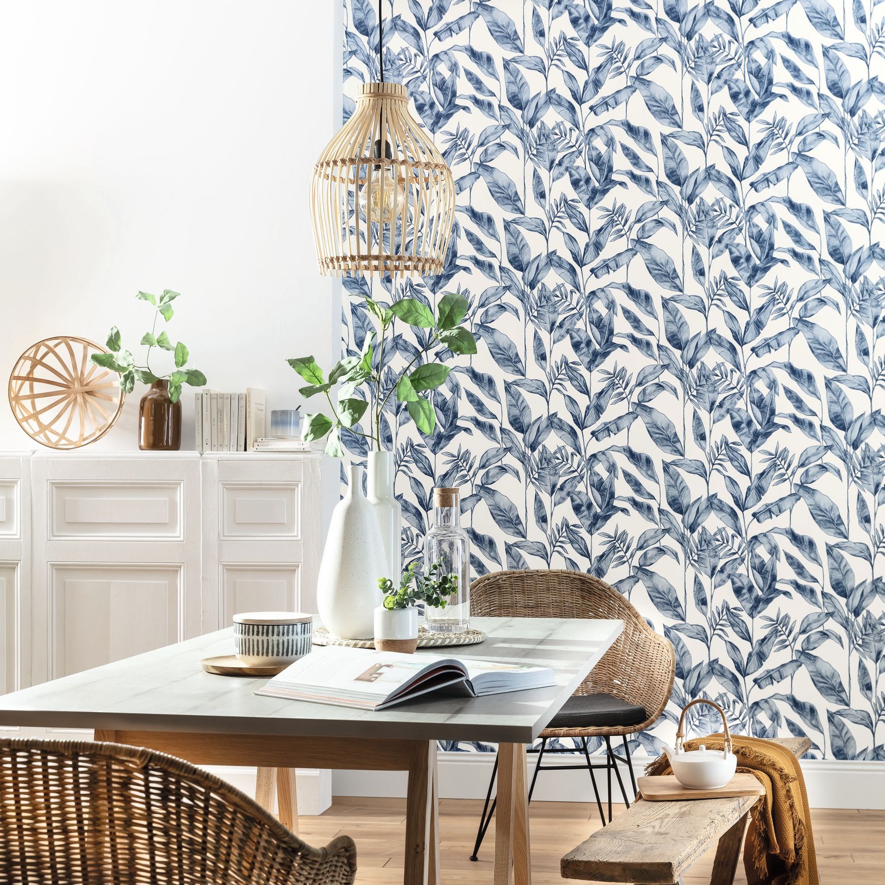 Resene Only Blue Wallpaper Collection