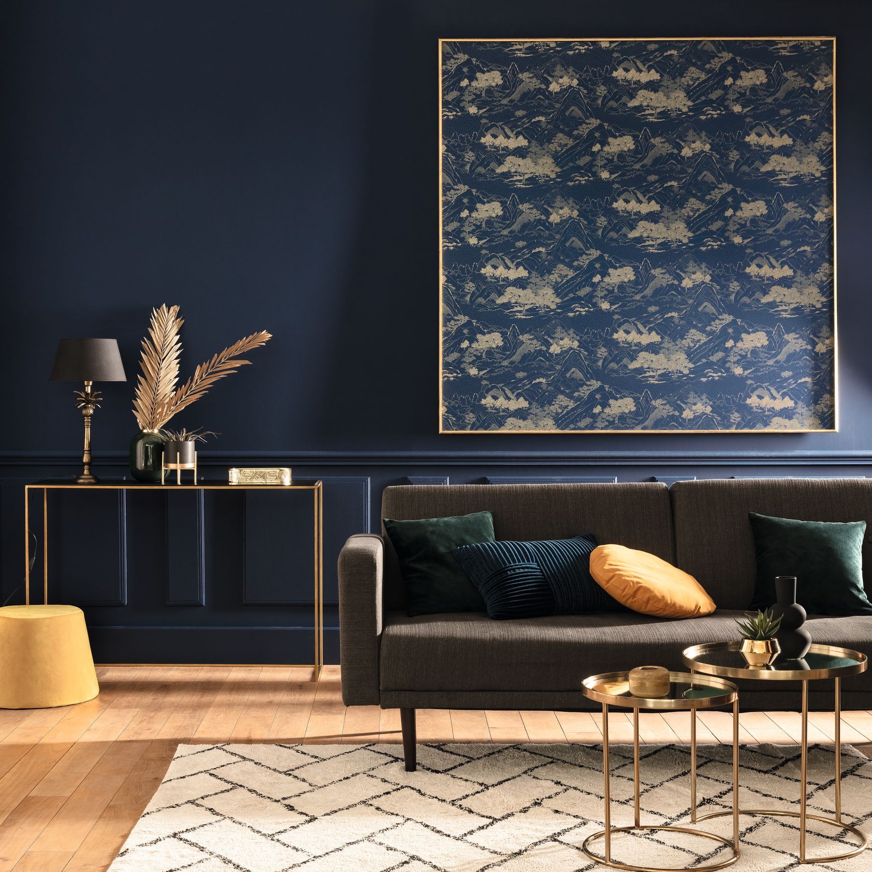 Resene Only Blue Wallpaper Collection