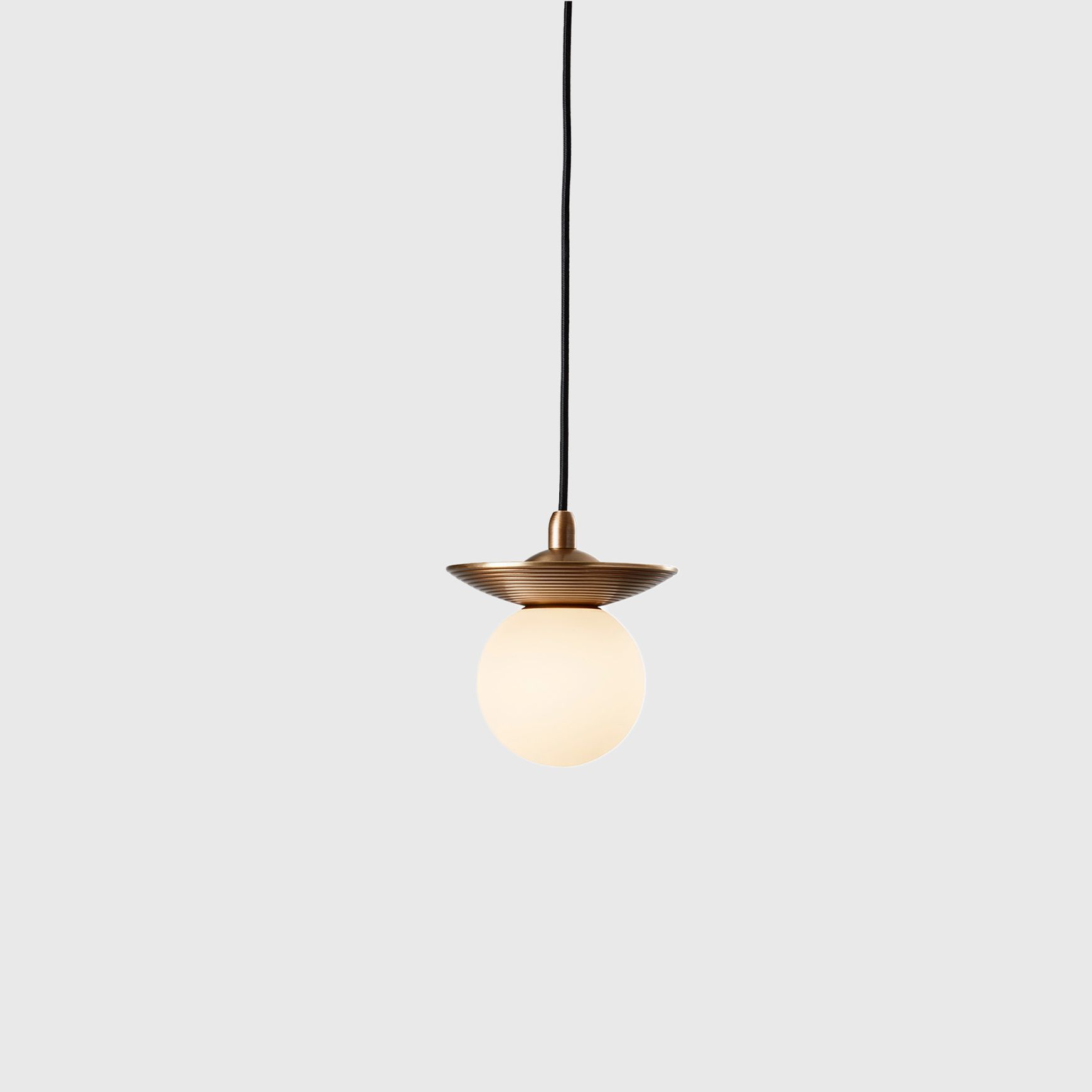 Orbit Brass Pendant Light