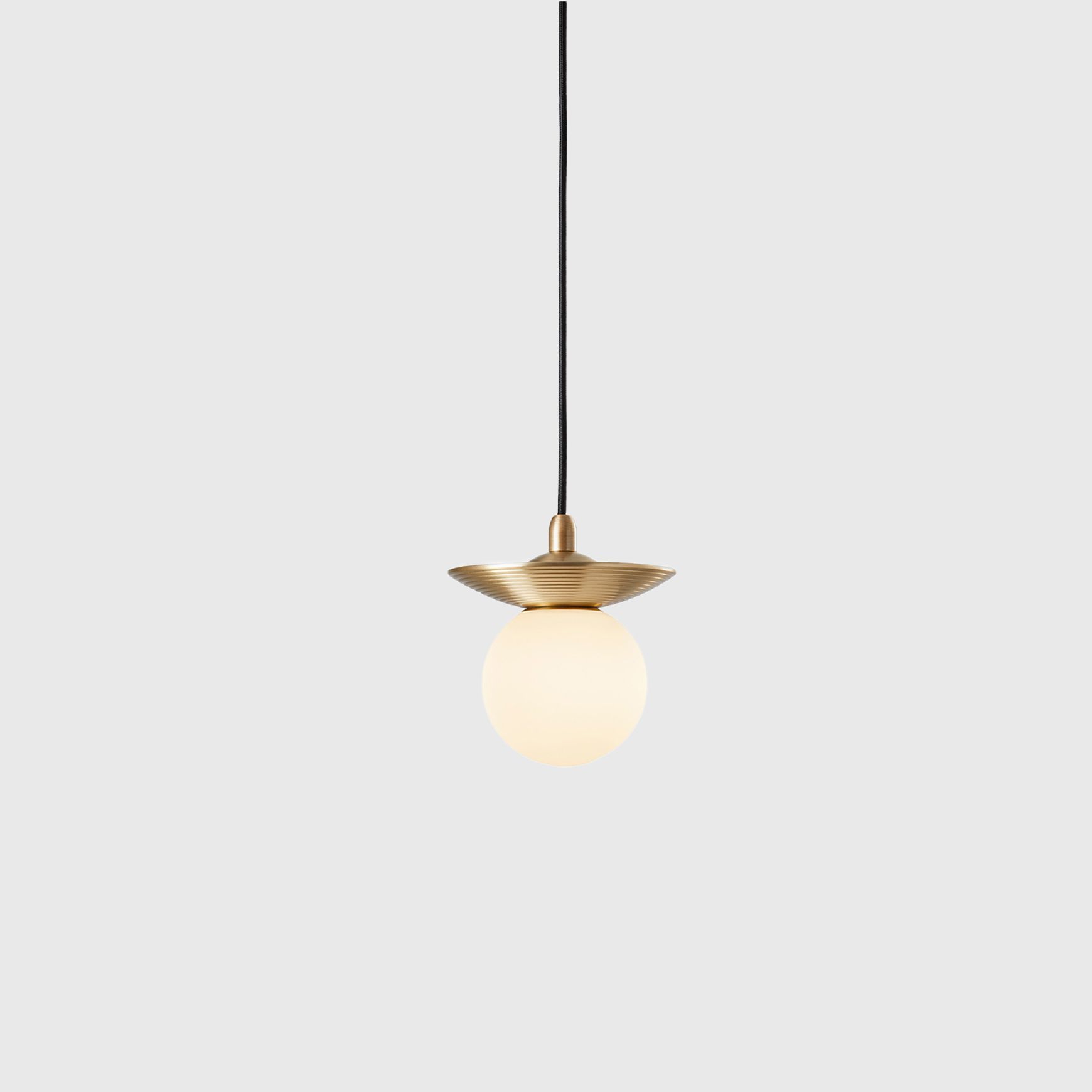 Orbit Brass Pendant Light