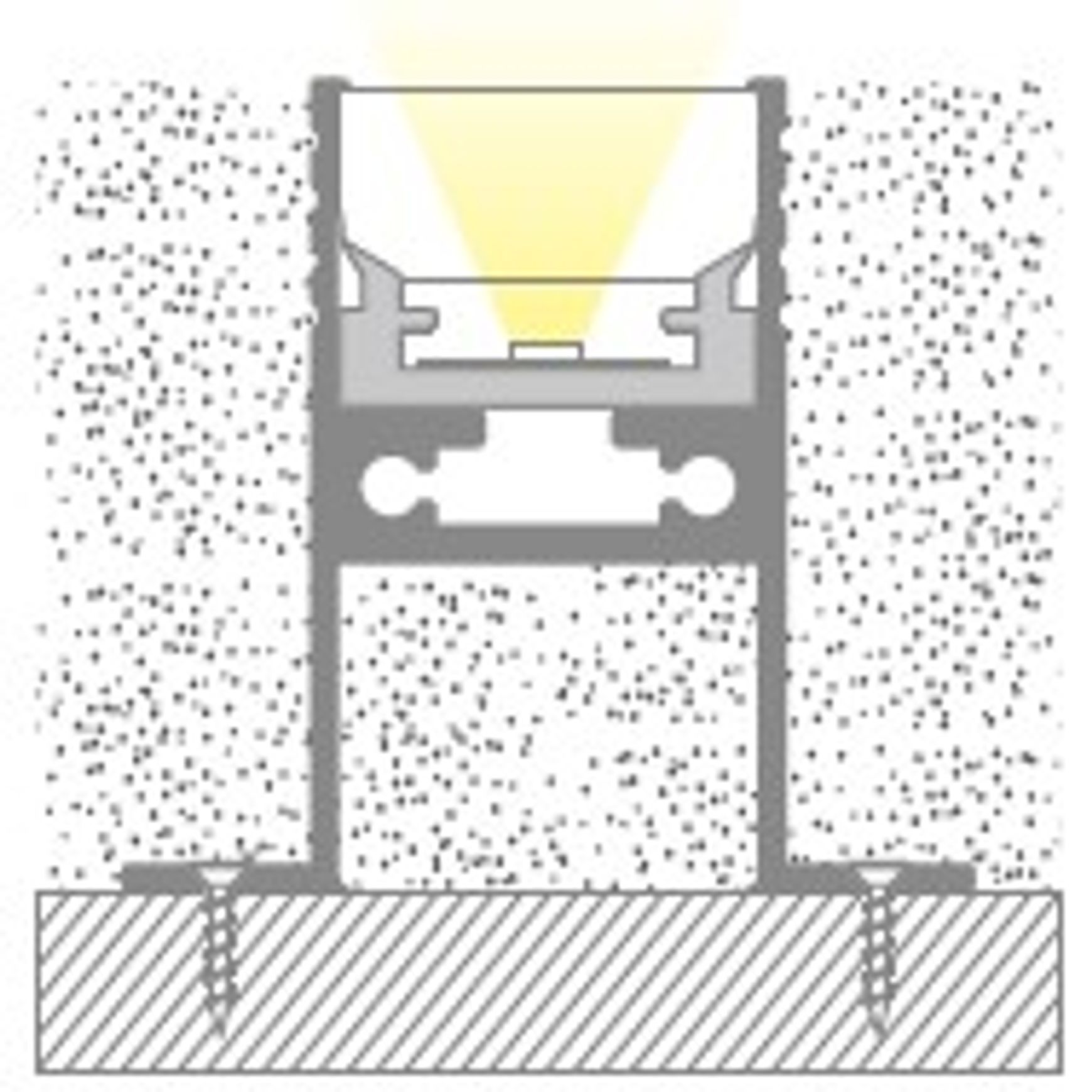 Rigid In Ground Light 10W Winged