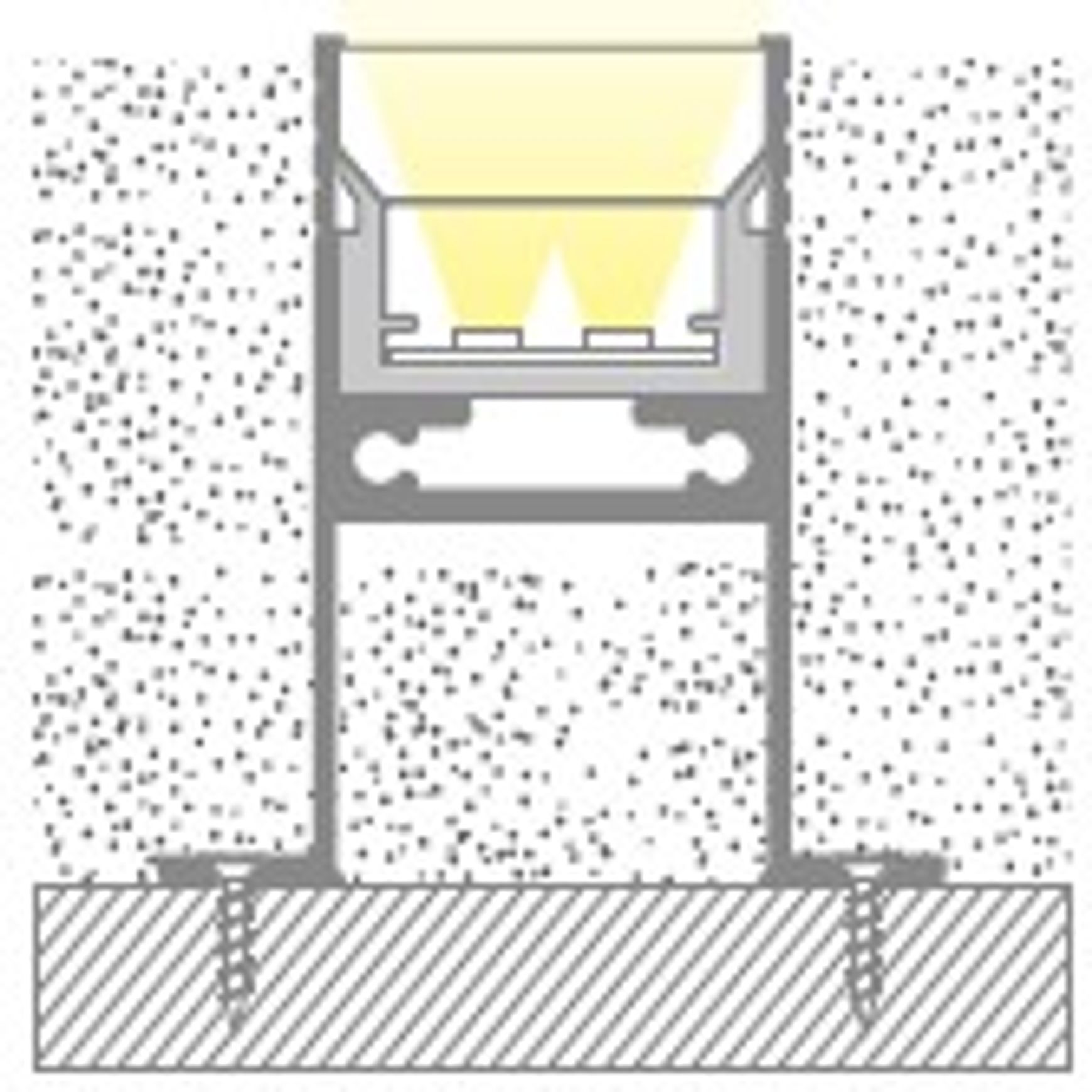 Rigid In Ground Light 15W Winged