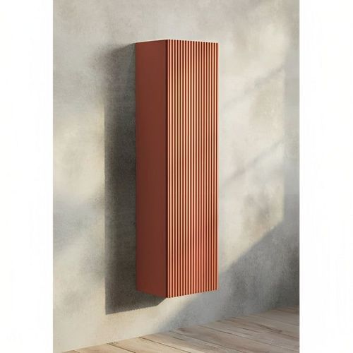 Bel Bagno Rimini Potter'S Clay Wall Hung Tall Boy 305mm X 1220mm (Available In Left And Right Hand Door Option)