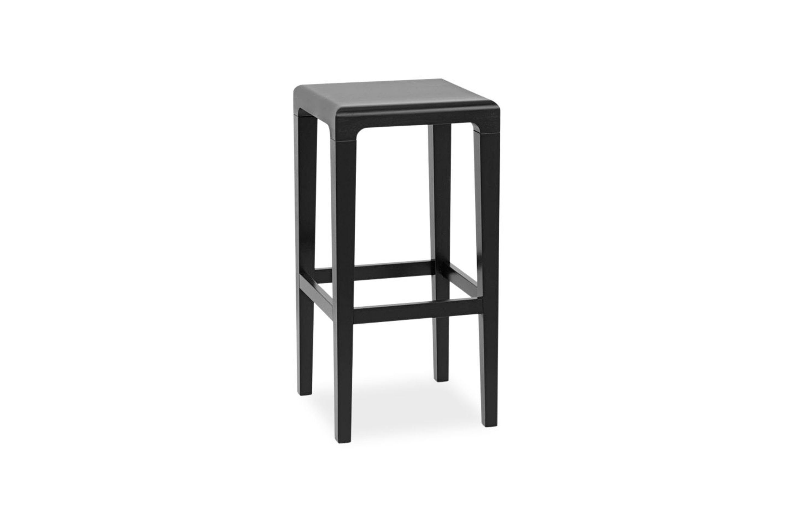 Rioja Kitchen Stool - Black Stained - 65cm - by TON