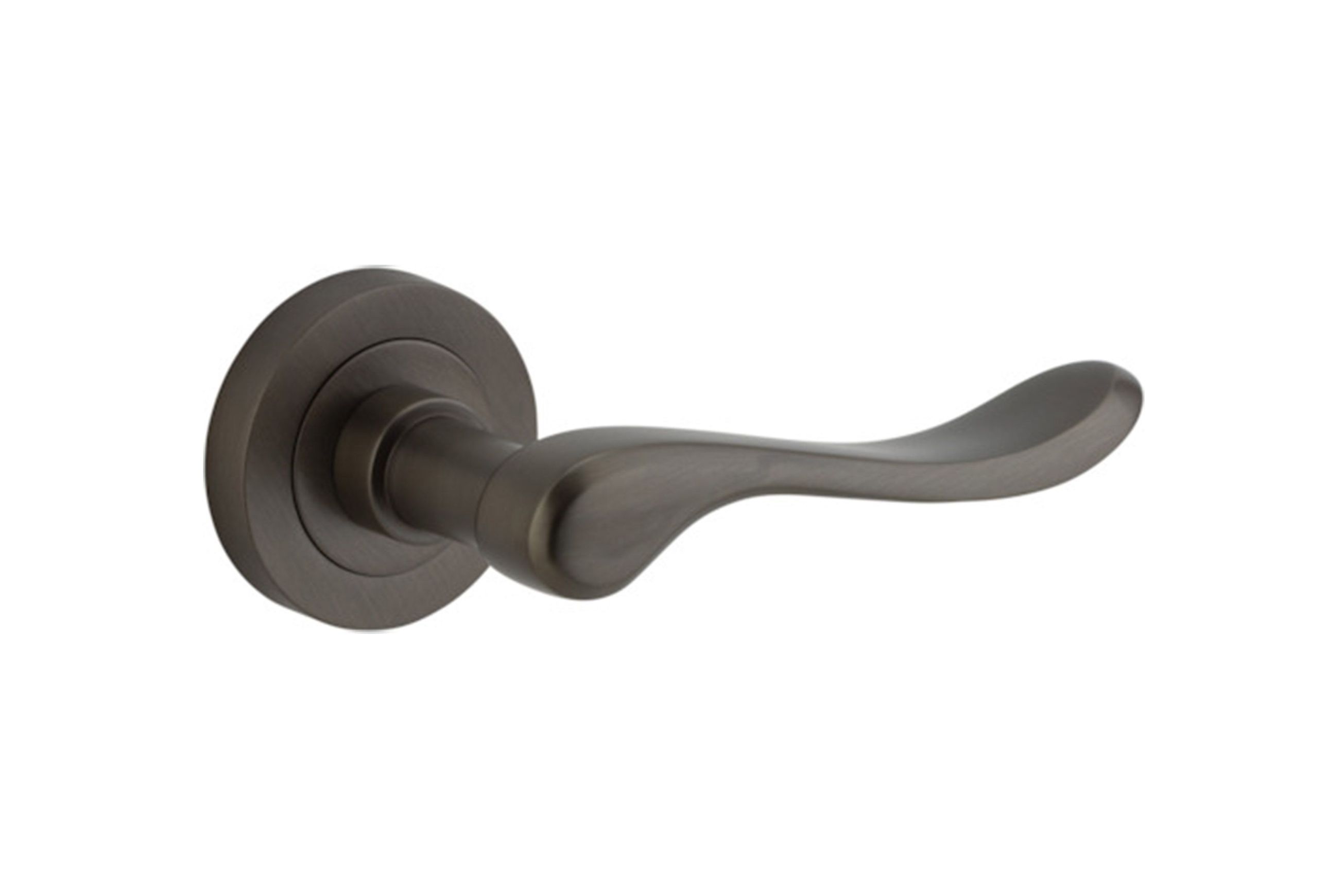 Stirling Door Lever Round Rose