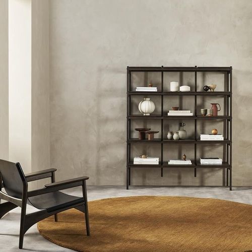 Baya Sandringham 100% NZ Wool Round Rug - Pecan