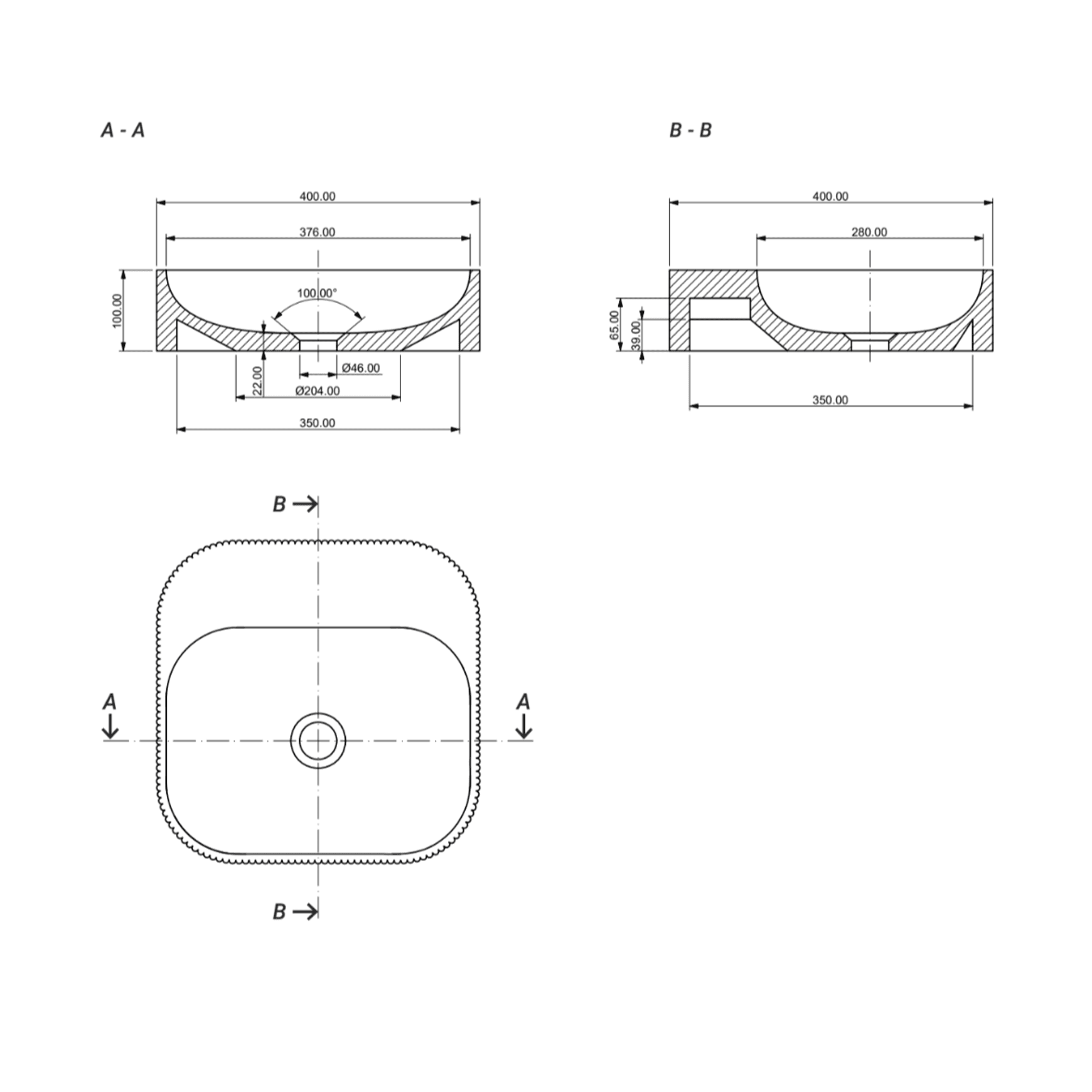 Aqvato S-01 Bathroom Basin
