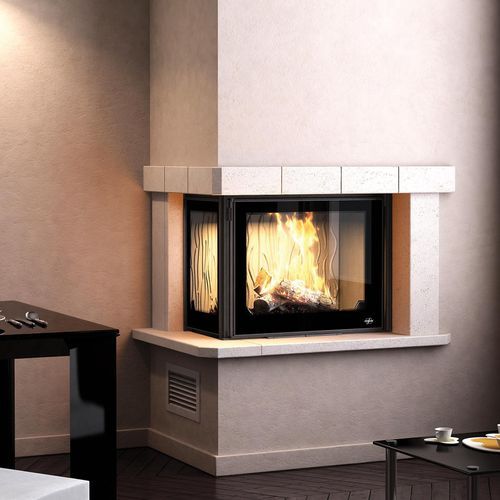 Seguin Europa 7 Left Hand Corner Cast Iron Fireplace