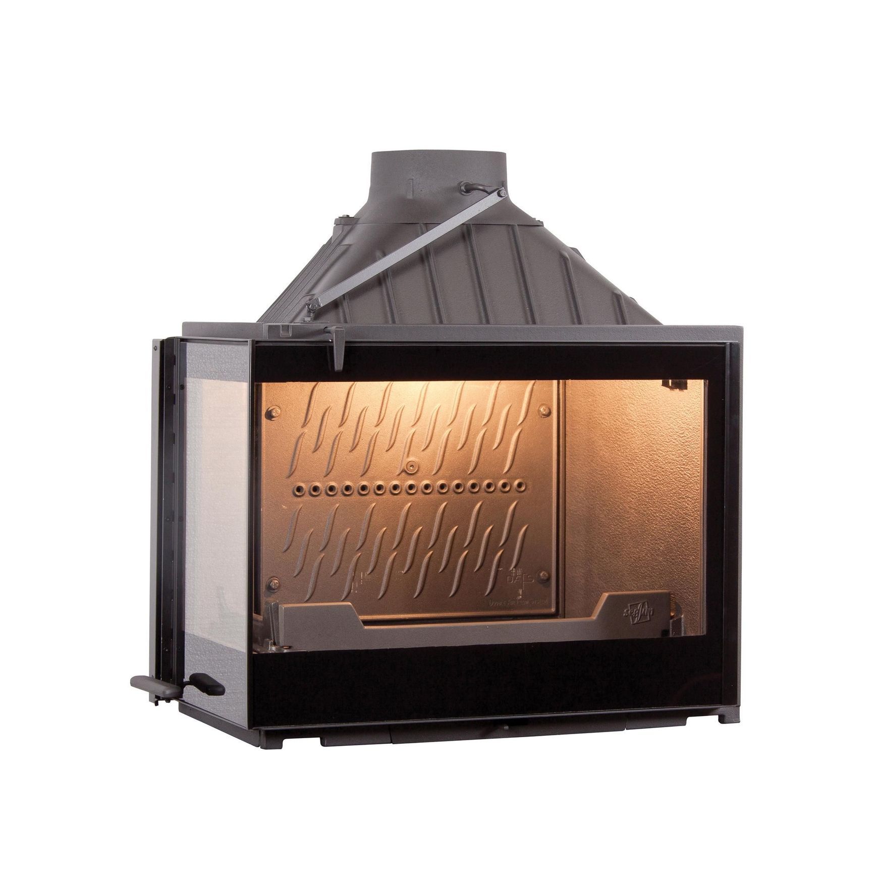 Seguin Europa 7 Left Hand Corner Cast Iron Fireplace