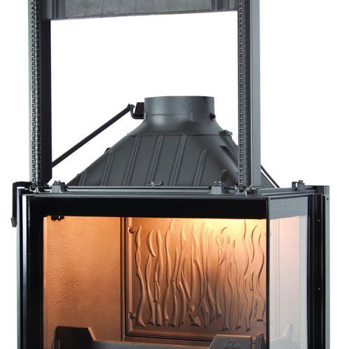 Seguin Europa 7 Right Hand Corner Cast Iron Fireplace