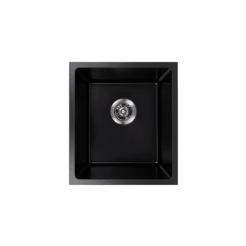 Cynthia 396x446 Black Granite Single Bowl Sink