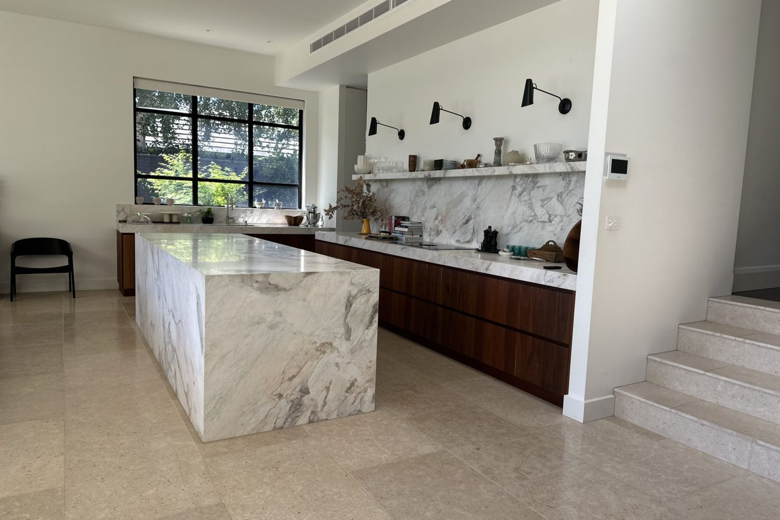 Sinai Pearl Brushed Limestone Tiles