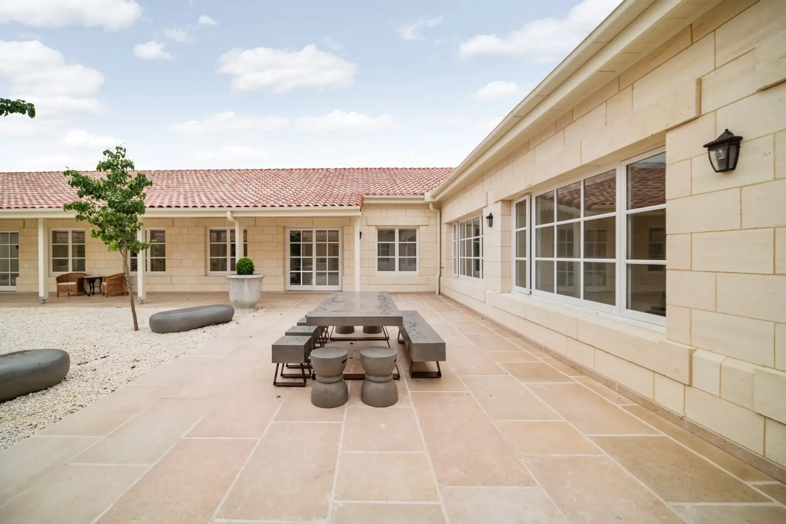 Sinai Pearl Brushed Limestone Tiles