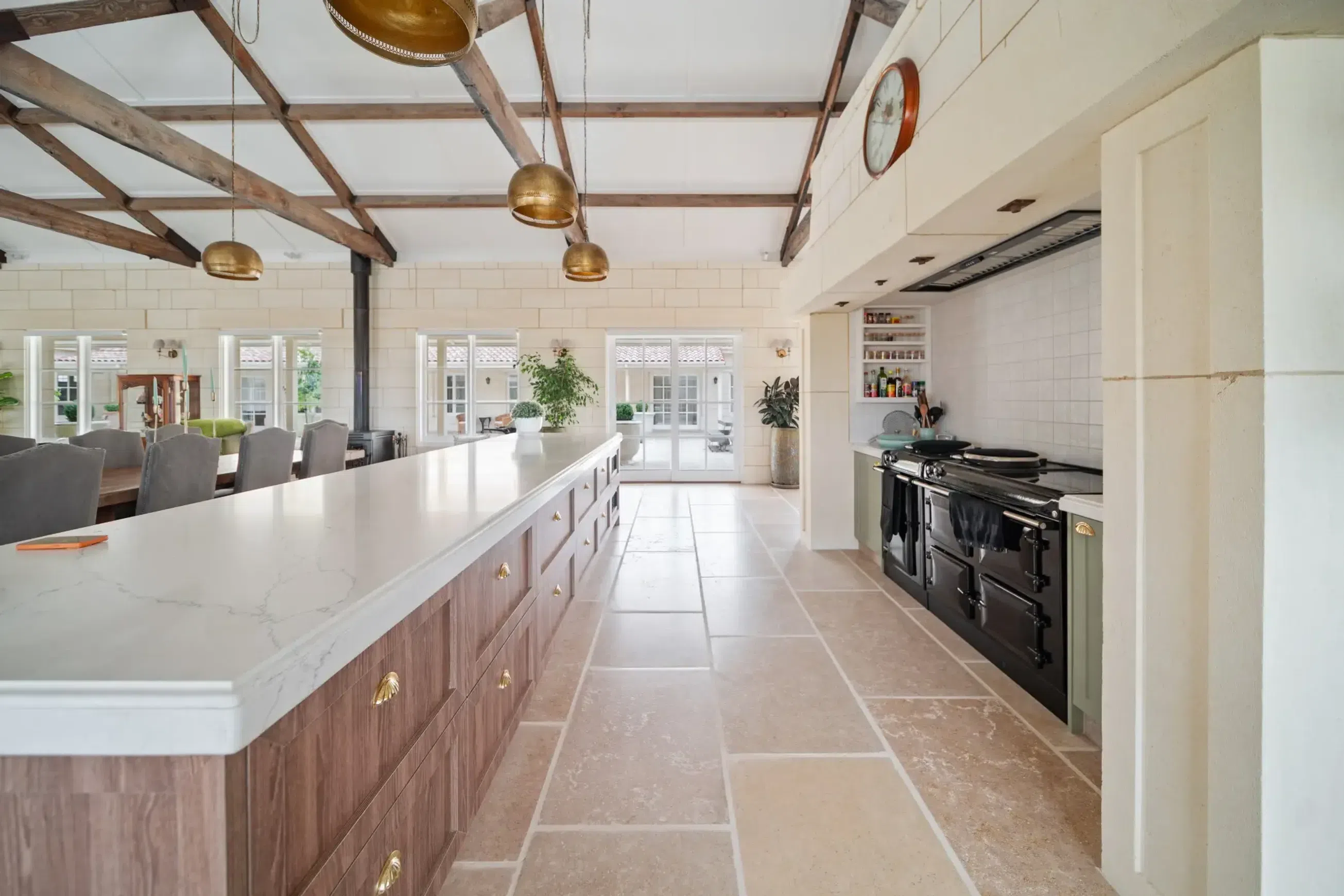 Sinai Pearl Brushed Limestone Tiles